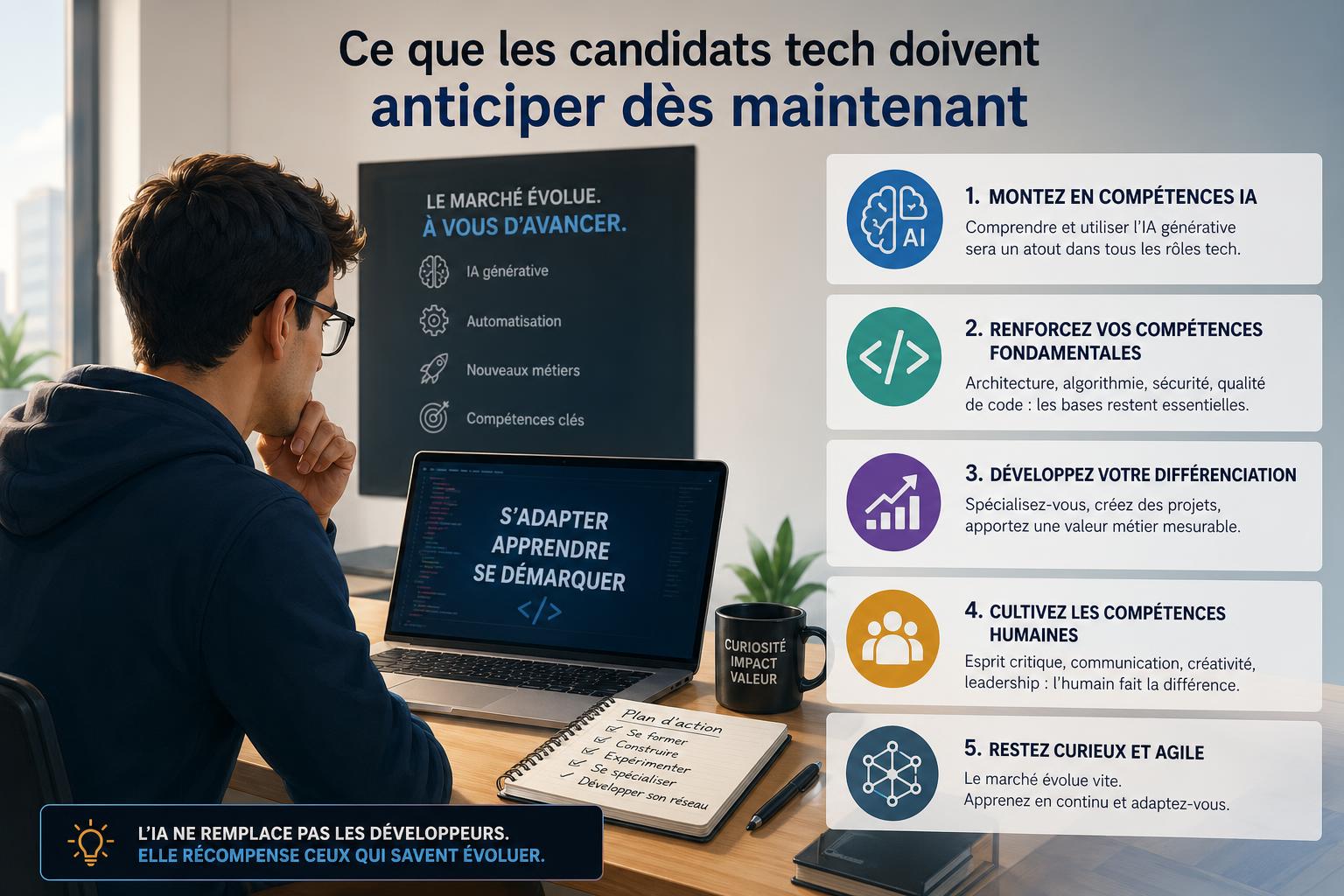 Ce que les candidats tech doivent anticiper dès maintenant