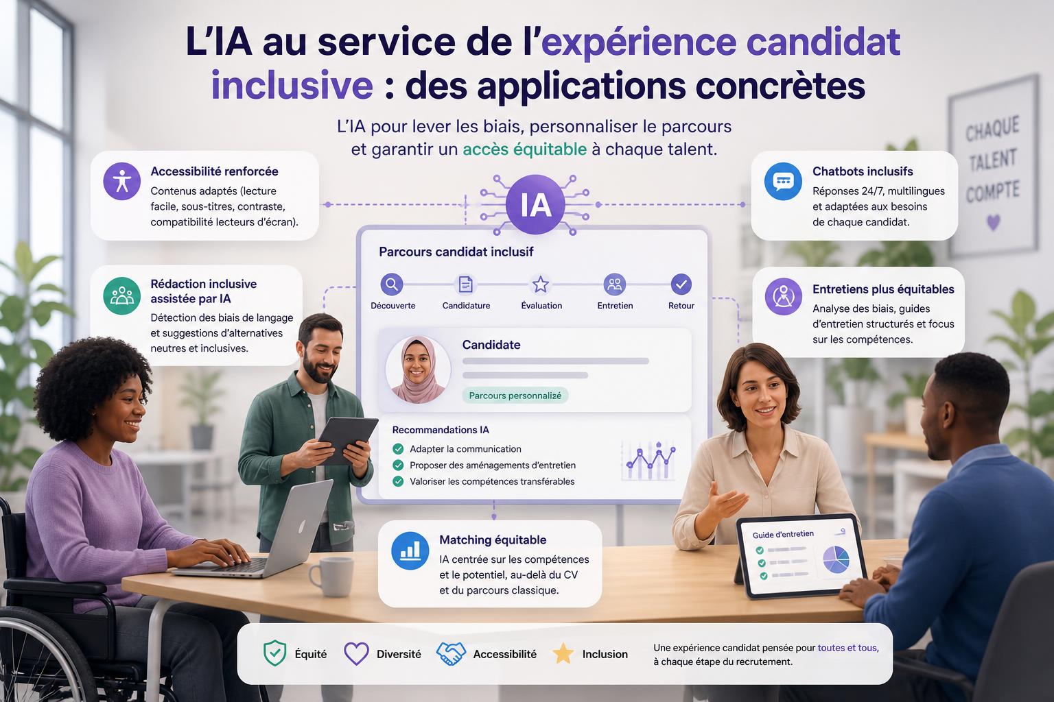 LIA au service de lexpérience candidat inclusive : des applications concrètes