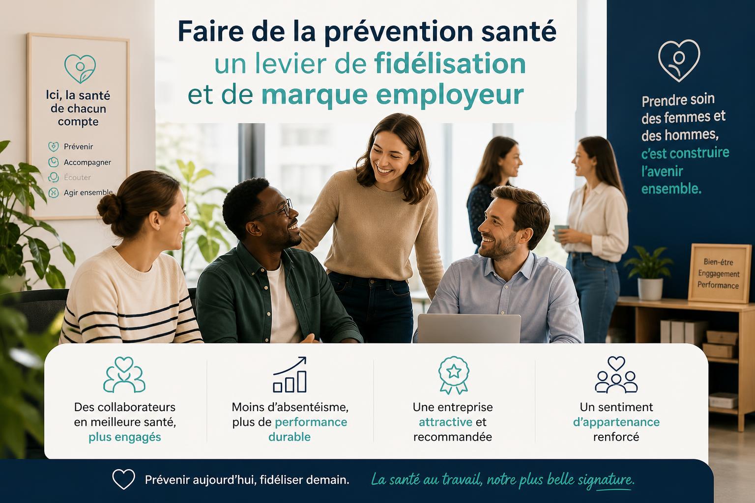 Faire de la prévention santé un levier de fidélisation et de marque employeur