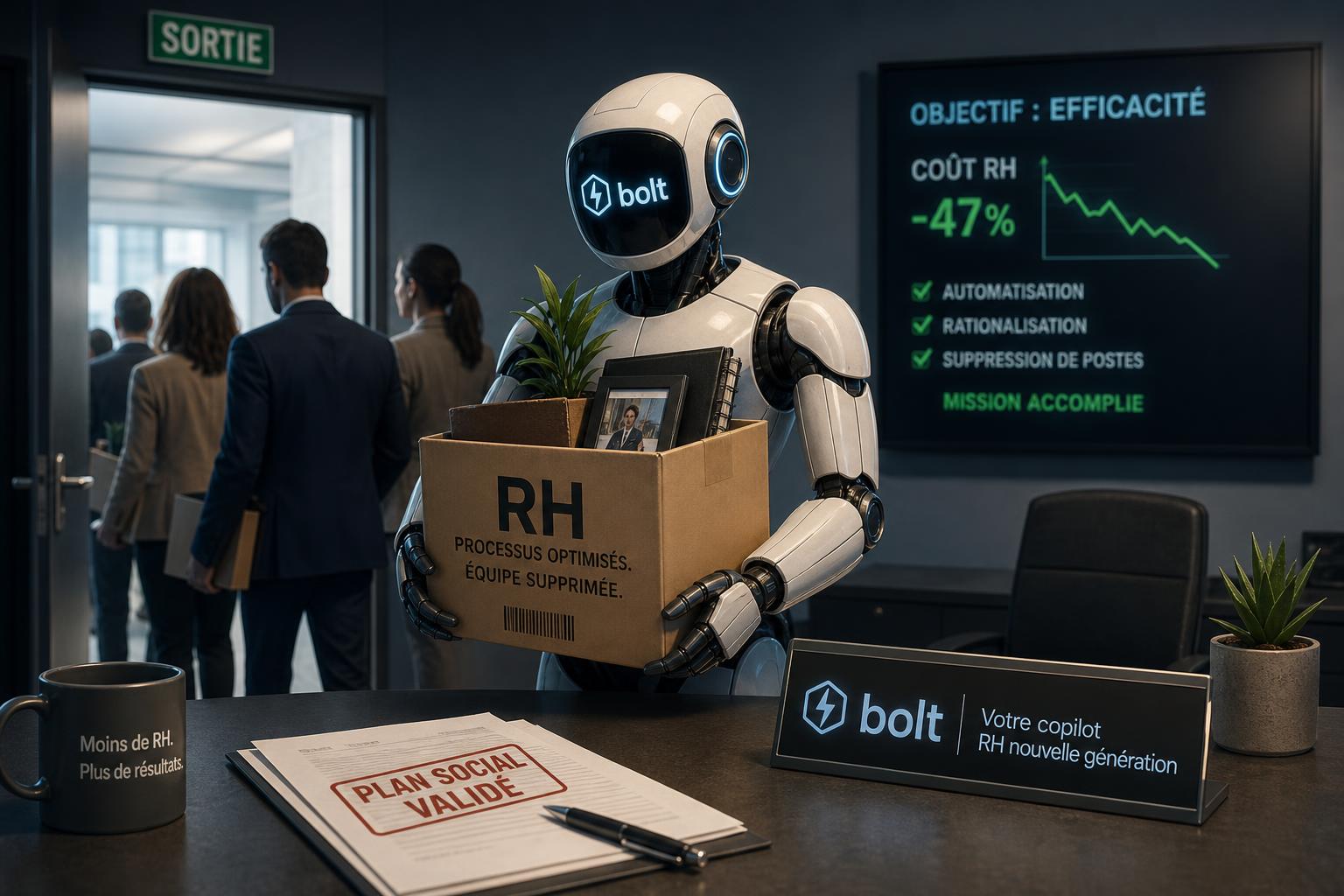 Le cas Bolt : quand lIA sert à liquider les RH elles-mêmes