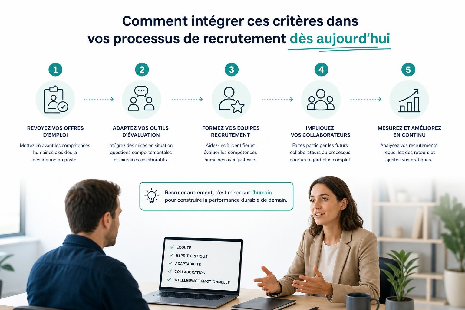 Comment intégrer ces critères dans vos processus de recrutement dès aujourdhui