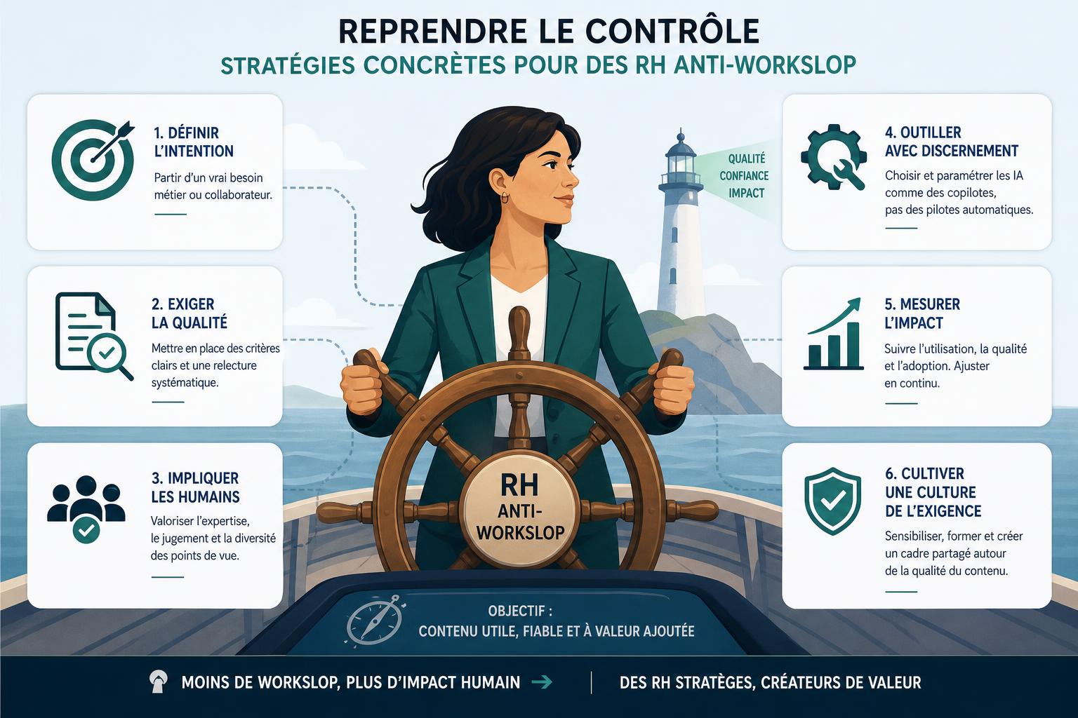 Reprendre le contrôle : stratégies concrètes pour des RH anti-workslop