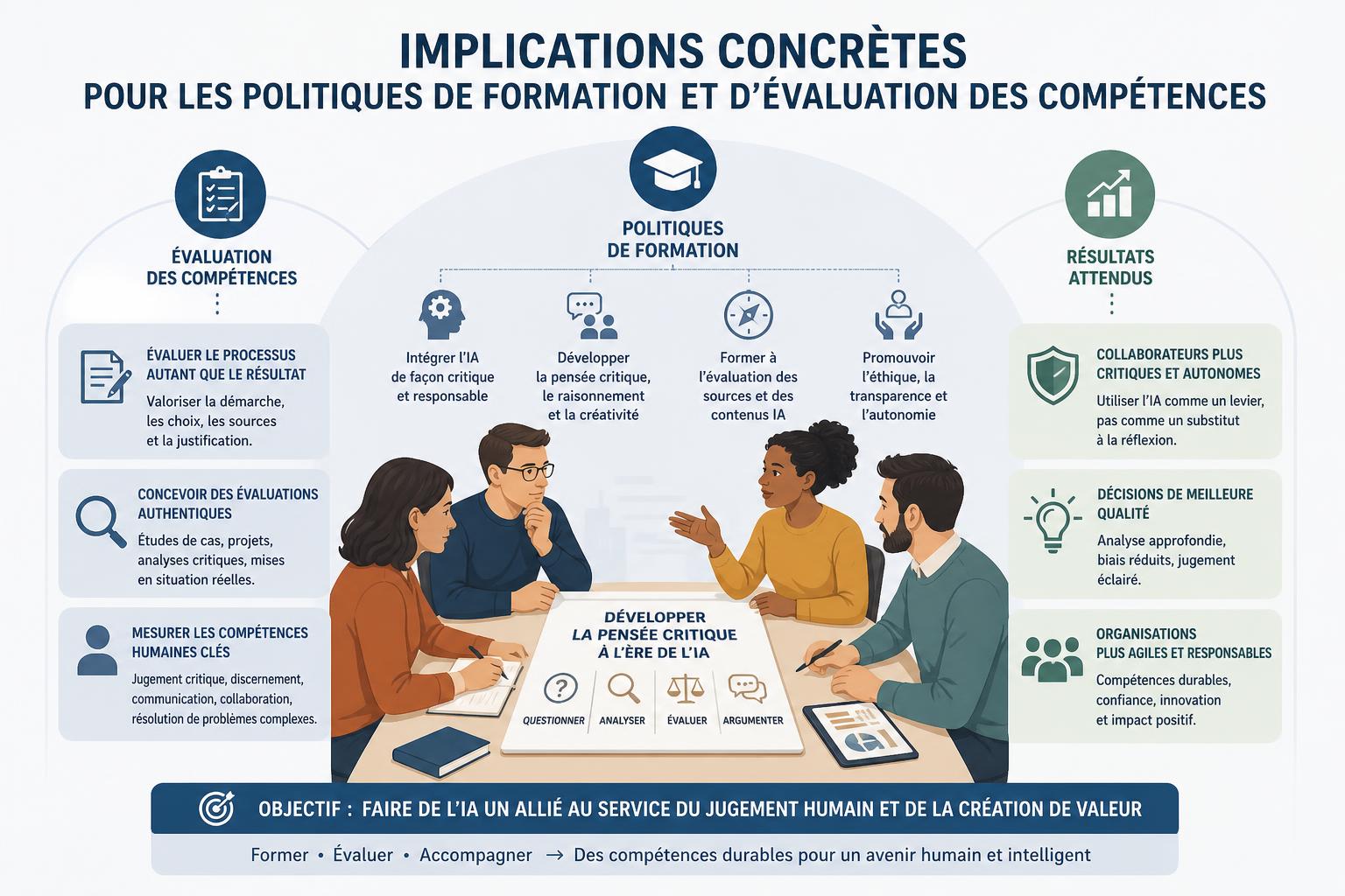 Implications concrètes pour les politiques de formation et dévaluation des compétences