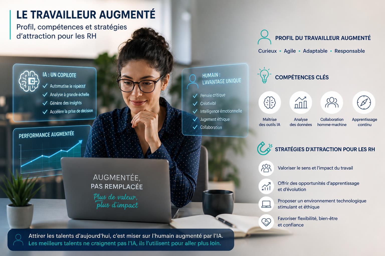 Le travailleur augmenté : profil, compétences et stratégies dattraction pour les RH