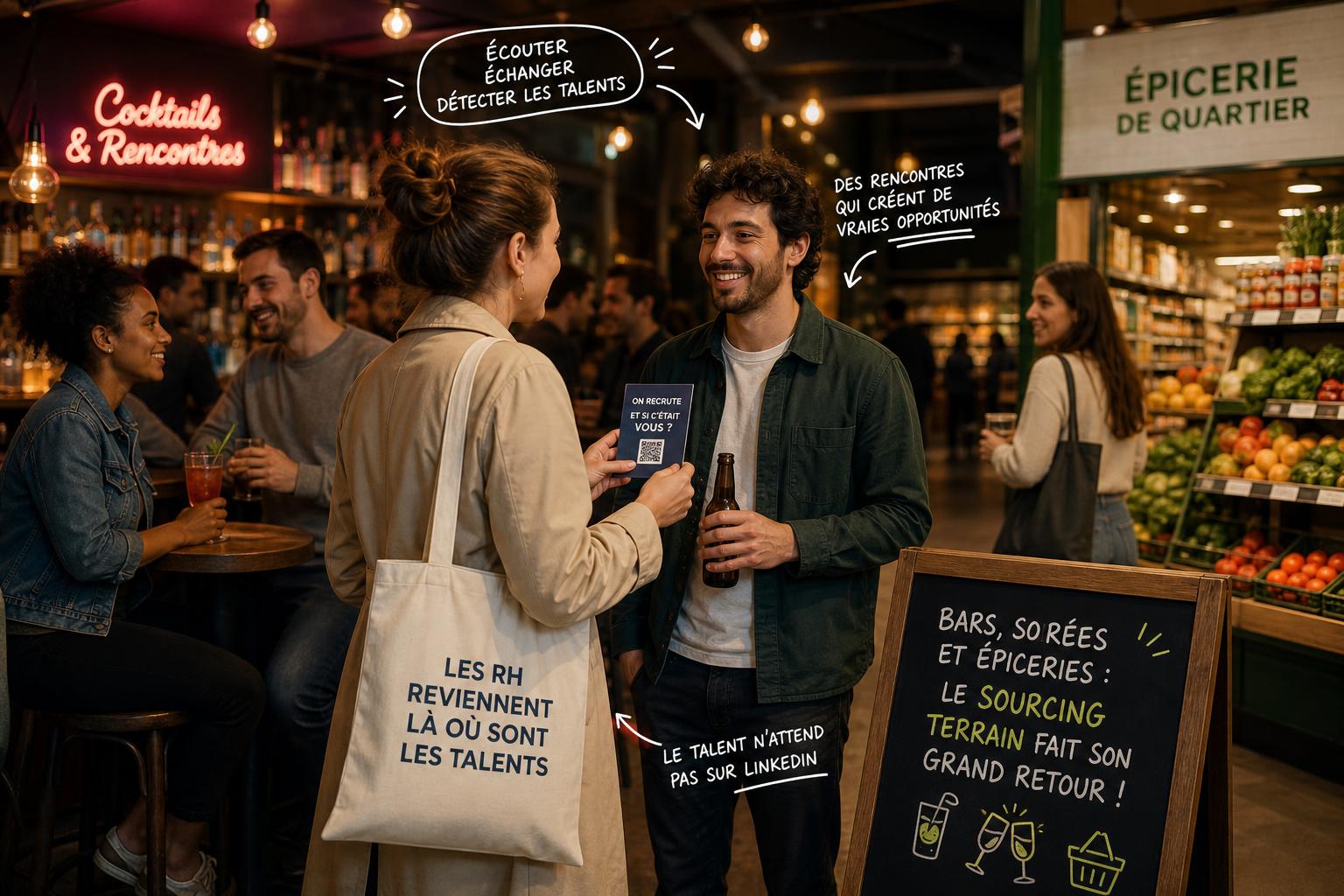 Bars, soirées et épiceries : le sourcing terrain fait son grand retour