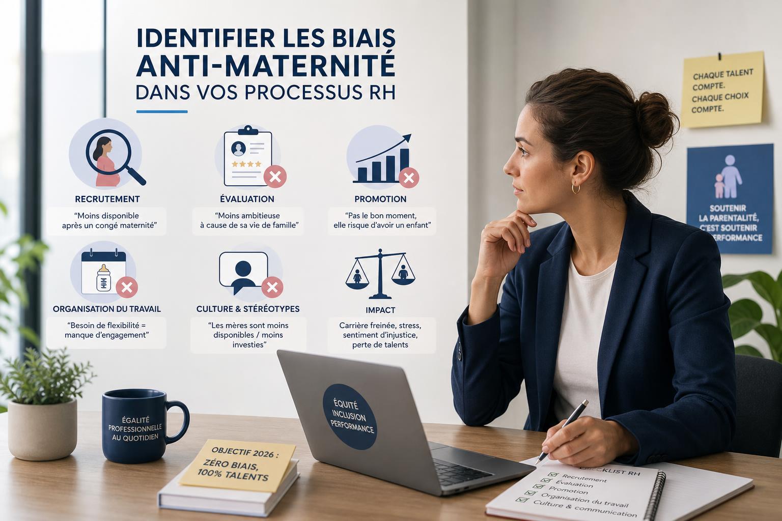 Identifier les biais anti-maternité dans vos processus RH