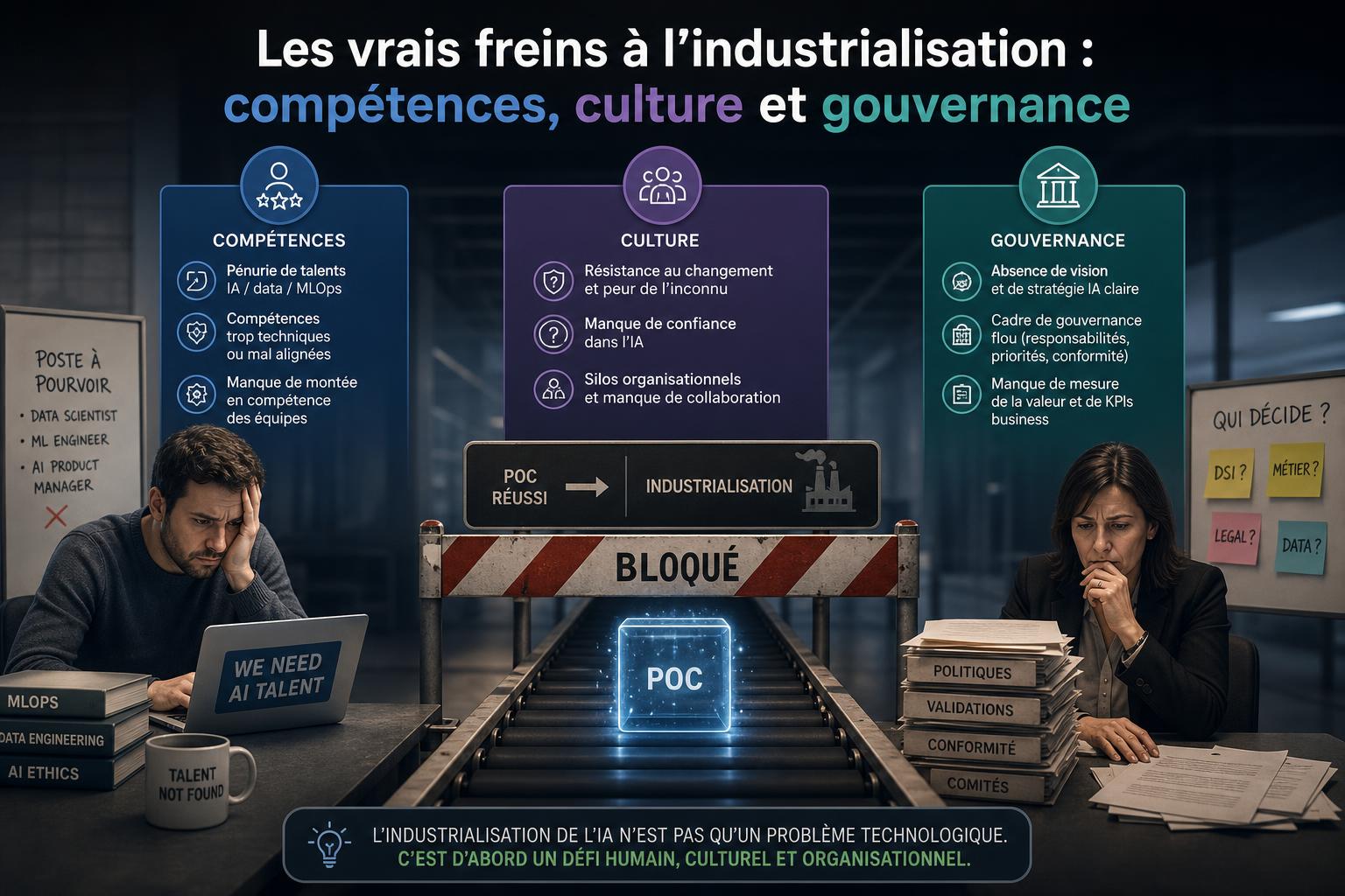 Les vrais freins à lindustrialisation : compétences, culture et gouvernance