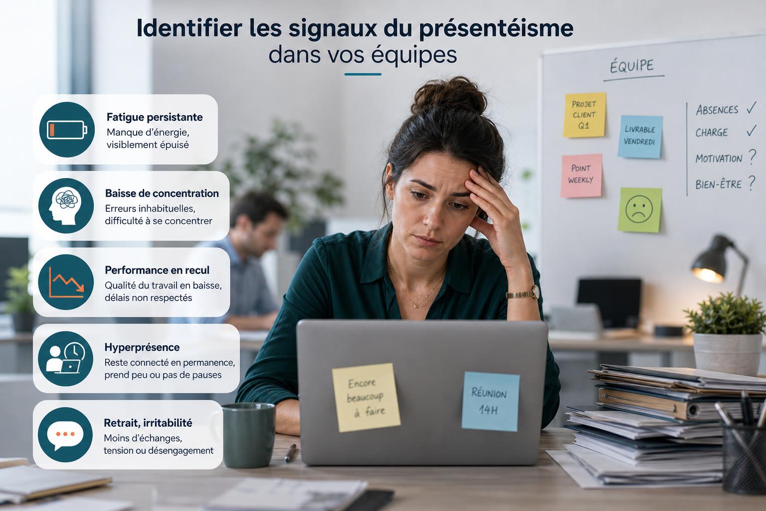 Identifier les signaux du présentéisme dans vos équipes