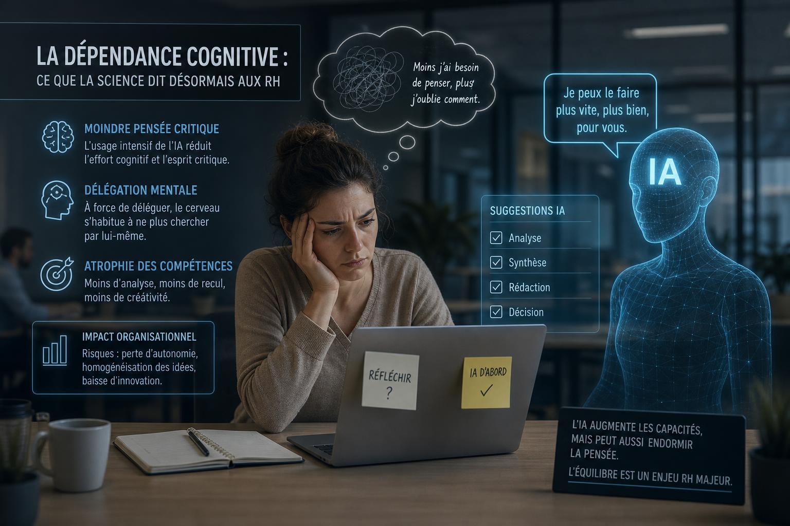 La dépendance cognitive : ce que la science dit désormais aux RH