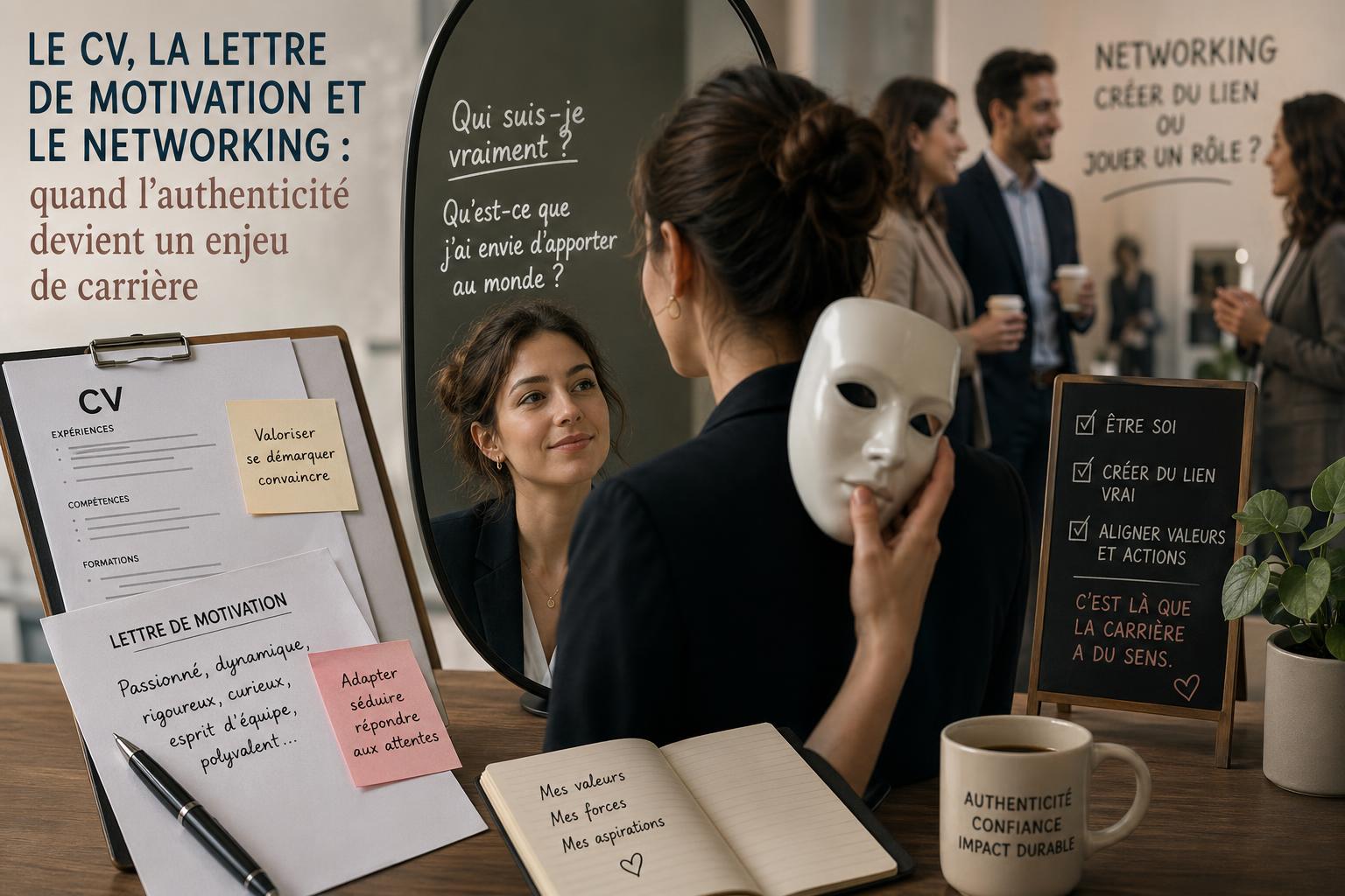 Le CV, la lettre de motivation et le networking : quand lauthenticité devient un enjeu de carrière