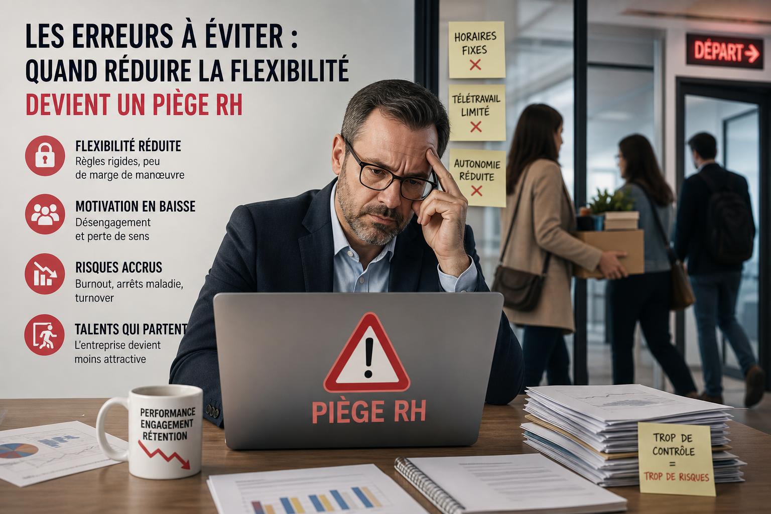 Les erreurs à éviter : quand réduire la flexibilité devient un piège RH