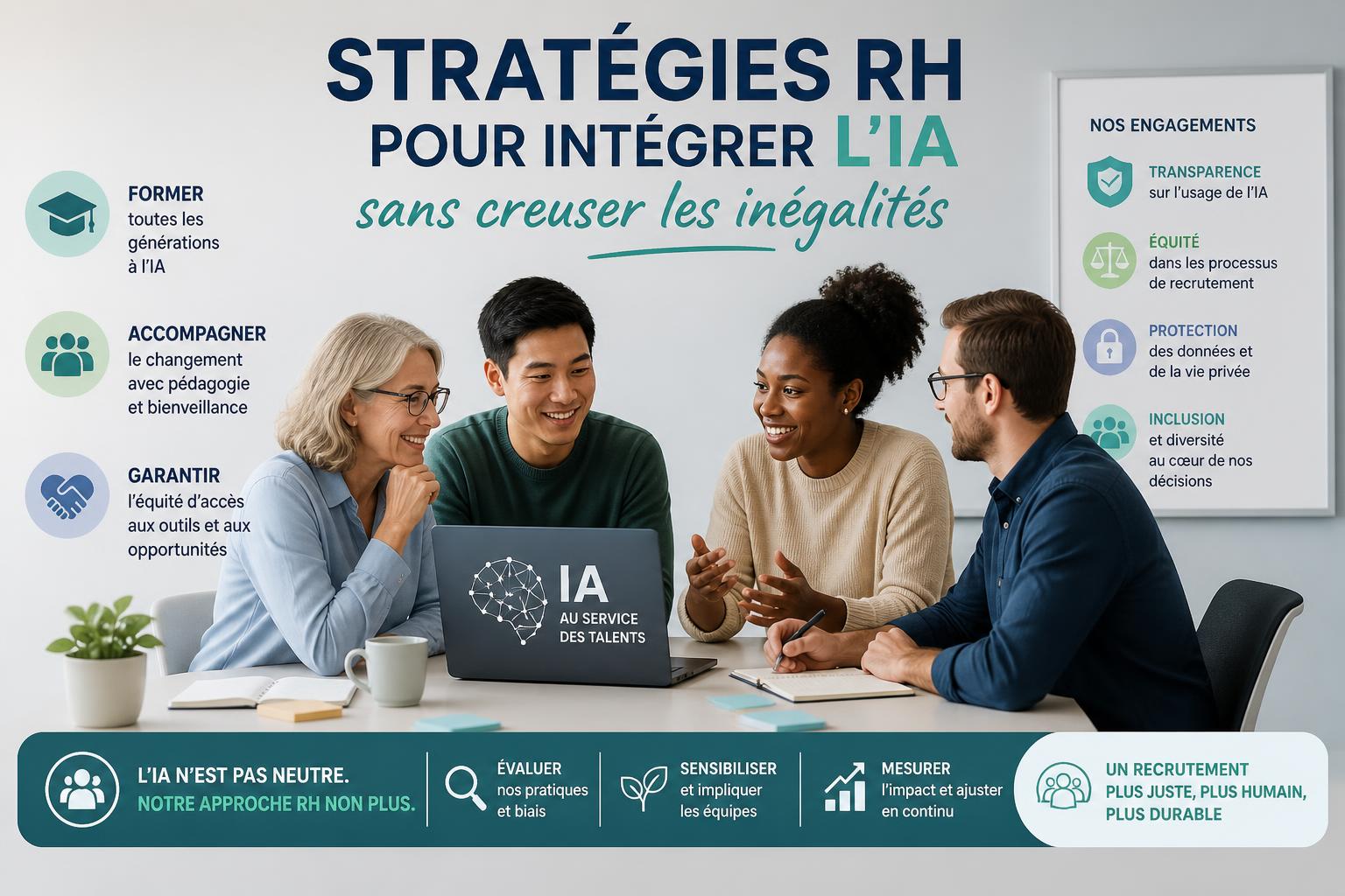Stratégies RH pour intégrer lIA sans creuser les inégalités