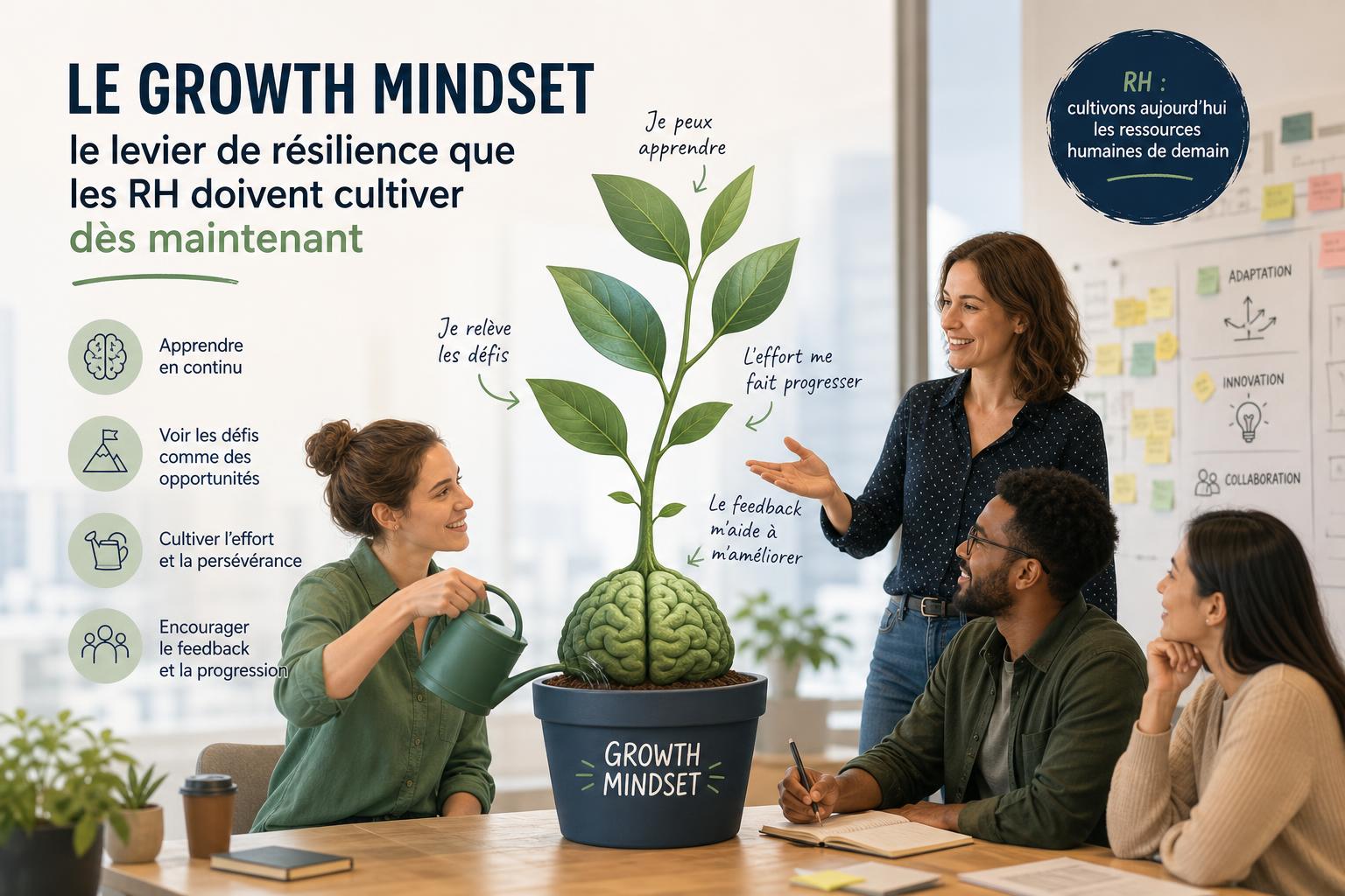 Le Growth Mindset : le levier de résilience que les RH doivent cultiver dès maintenant