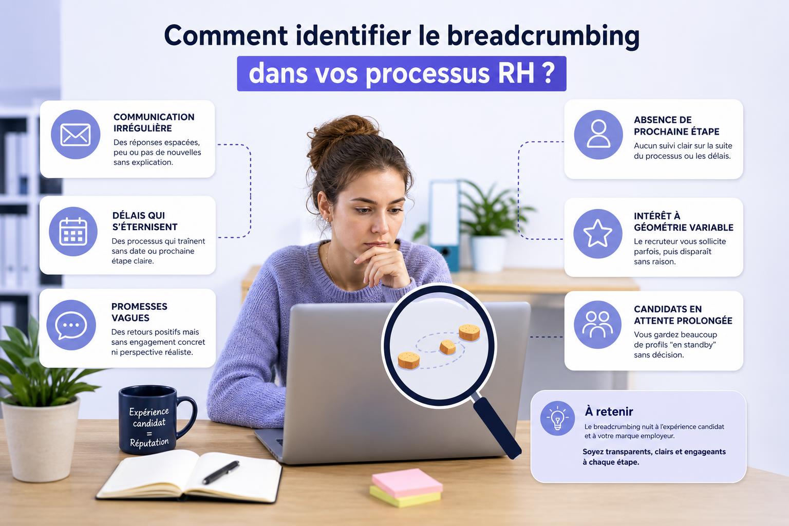 Comment identifier le breadcrumbing dans vos processus RH ?