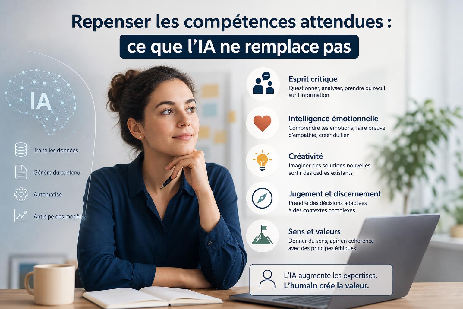 Repenser les compétences attendues : ce que lIA ne remplace pas
