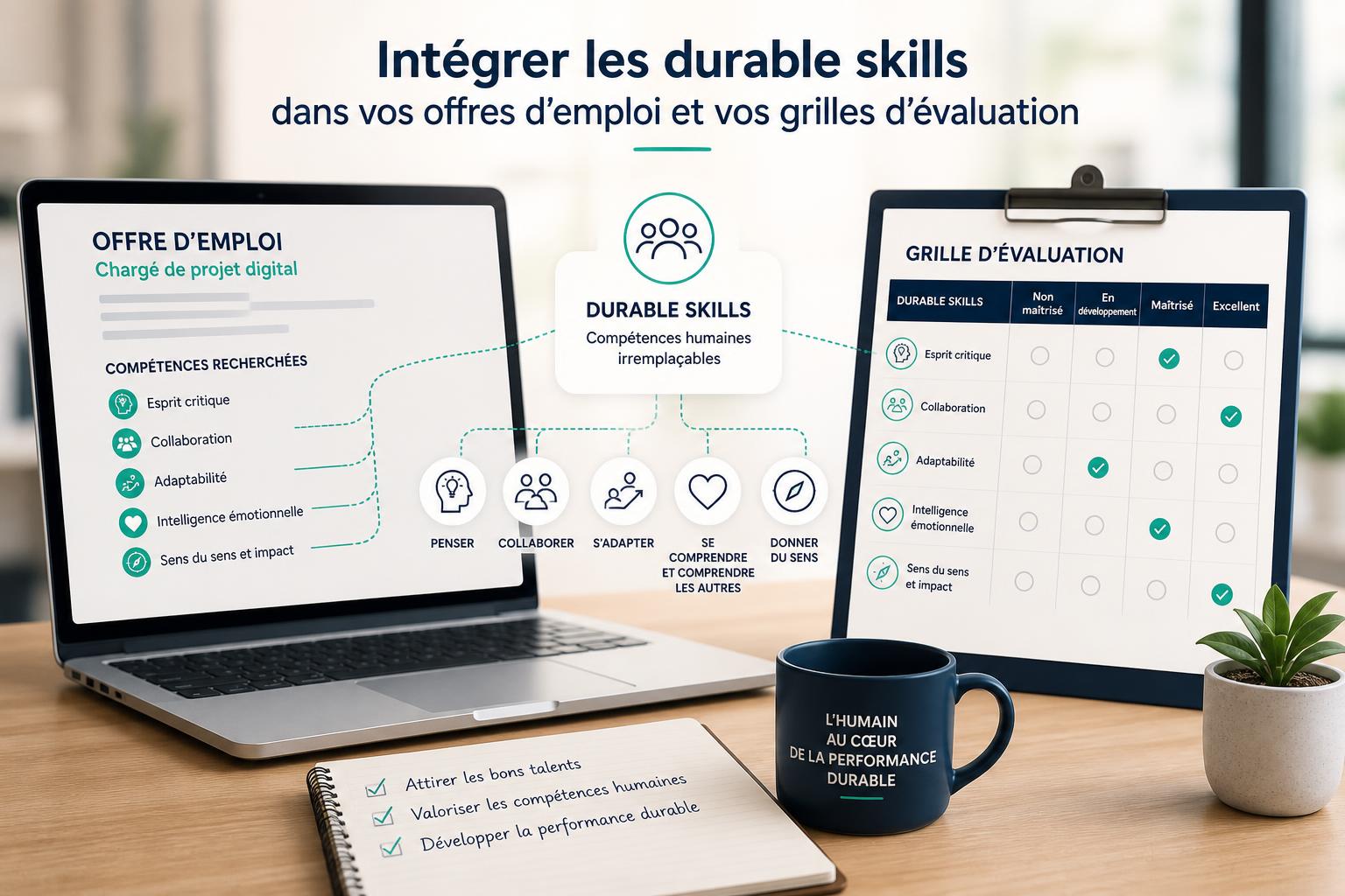 Intégrer les durable skills dans vos offres demploi et vos grilles dévaluation