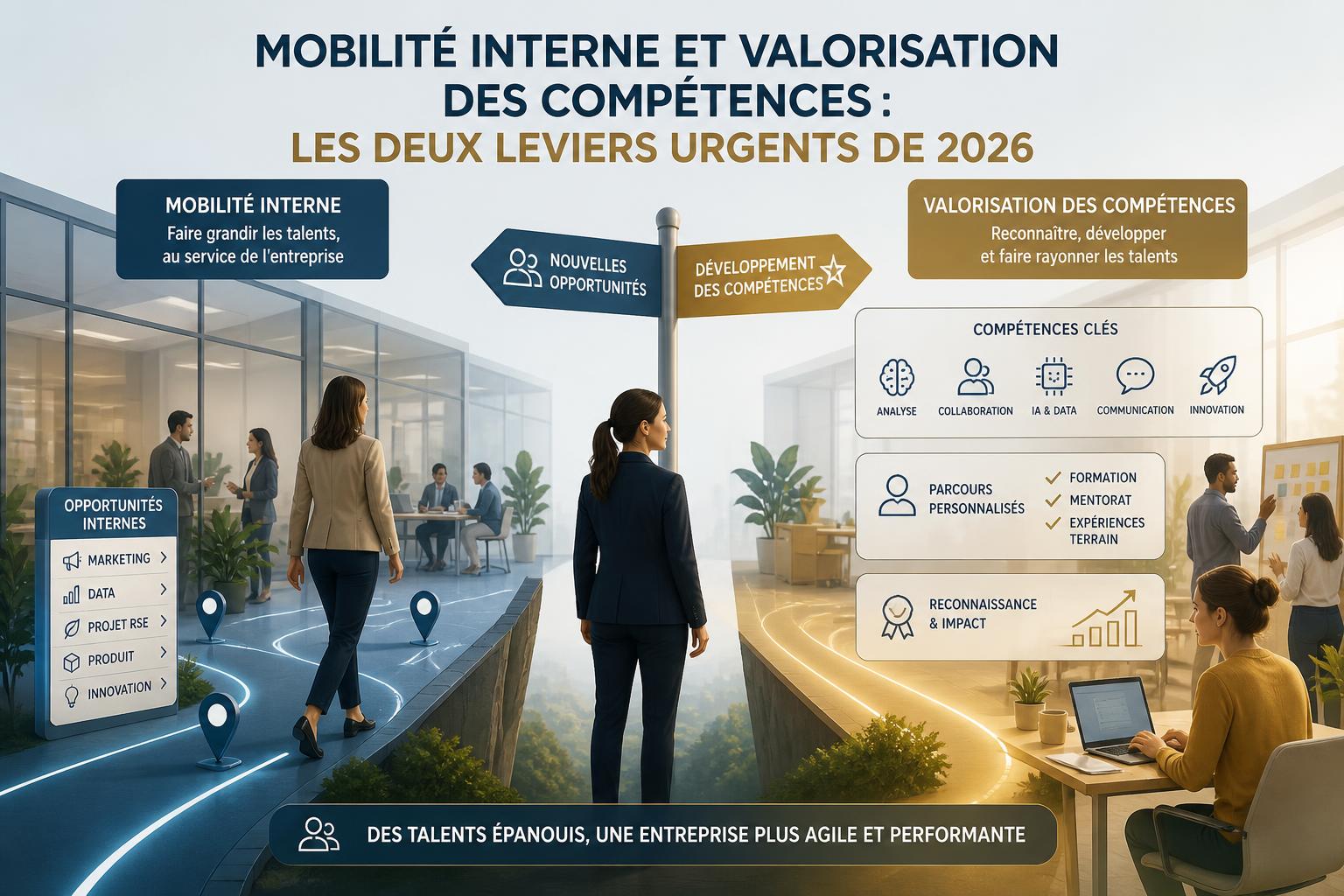 Mobilité interne et valorisation des compétences : les deux leviers urgents de 2026