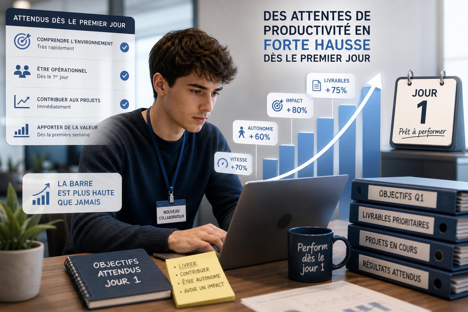 Des attentes de productivité en forte hausse dès le premier jour