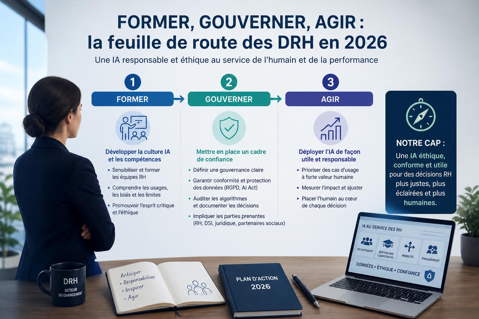 Former, gouverner, agir : la feuille de route des DRH en 2026