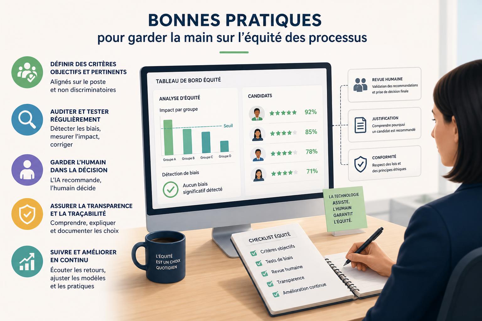 Bonnes pratiques pour garder la main sur léquité des processus