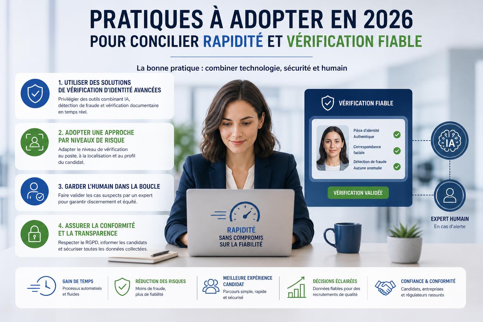 Pratiques à adopter en 2026 pour concilier rapidité et vérification fiable