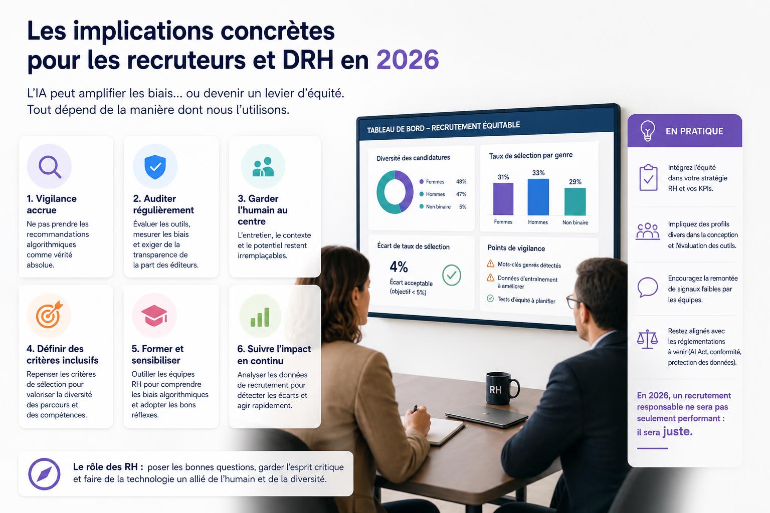 Les implications concrètes pour les recruteurs et DRH en 2026