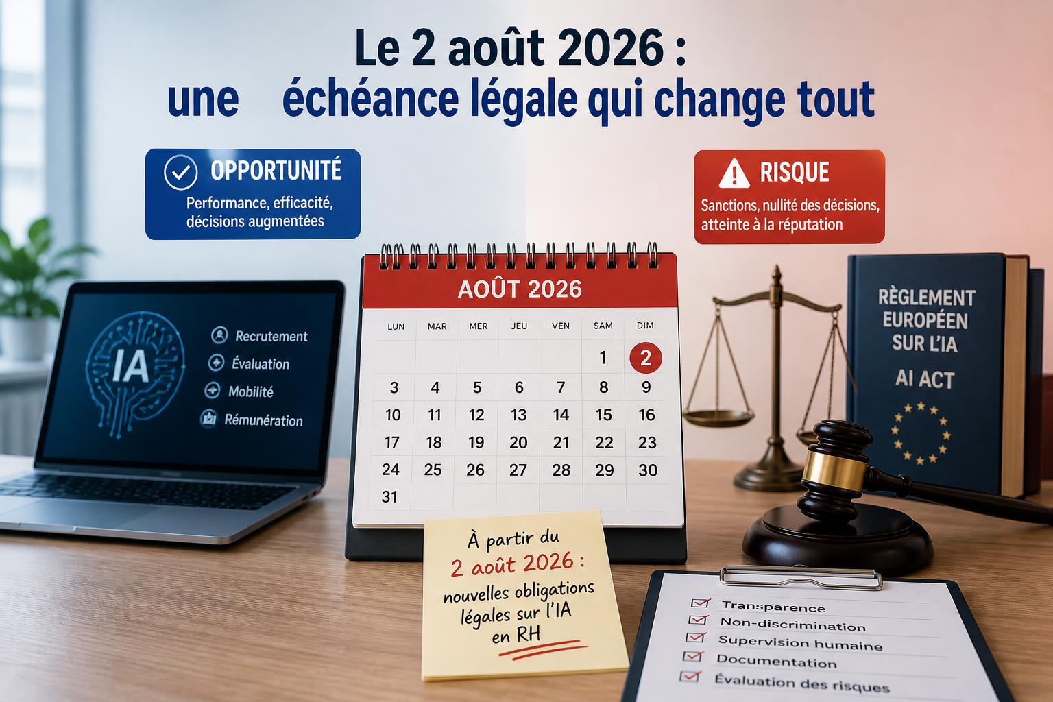 Le 2 août 2026 : une échéance légale qui change tout