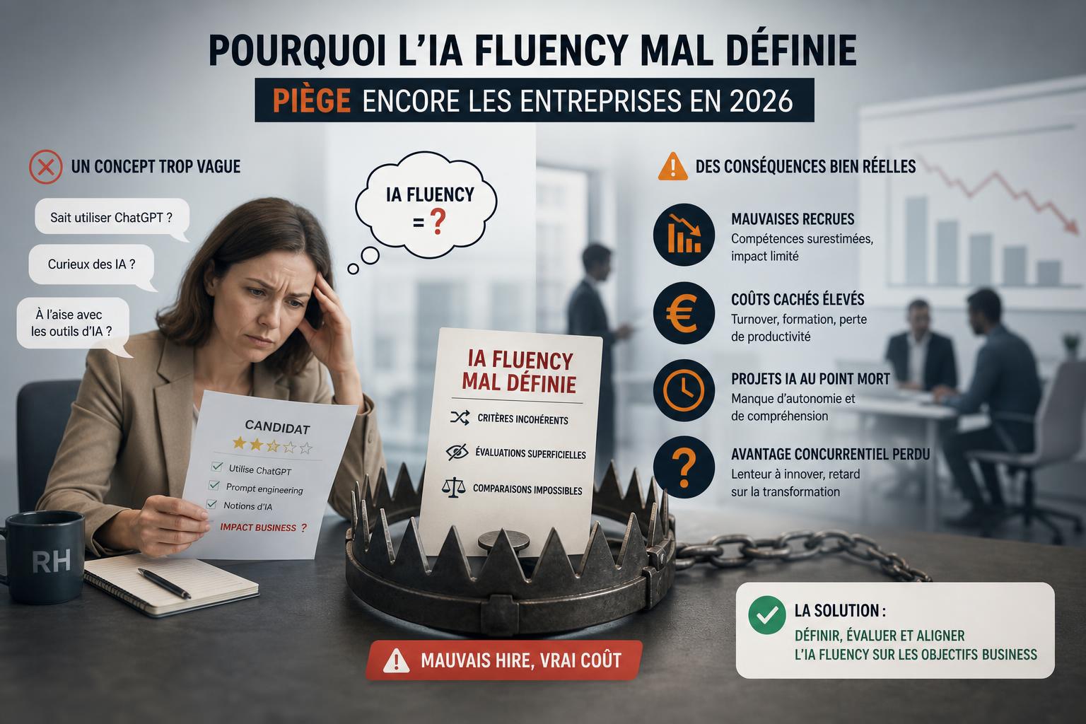 Pourquoi lIA fluency mal définie piège encore les entreprises en 2026