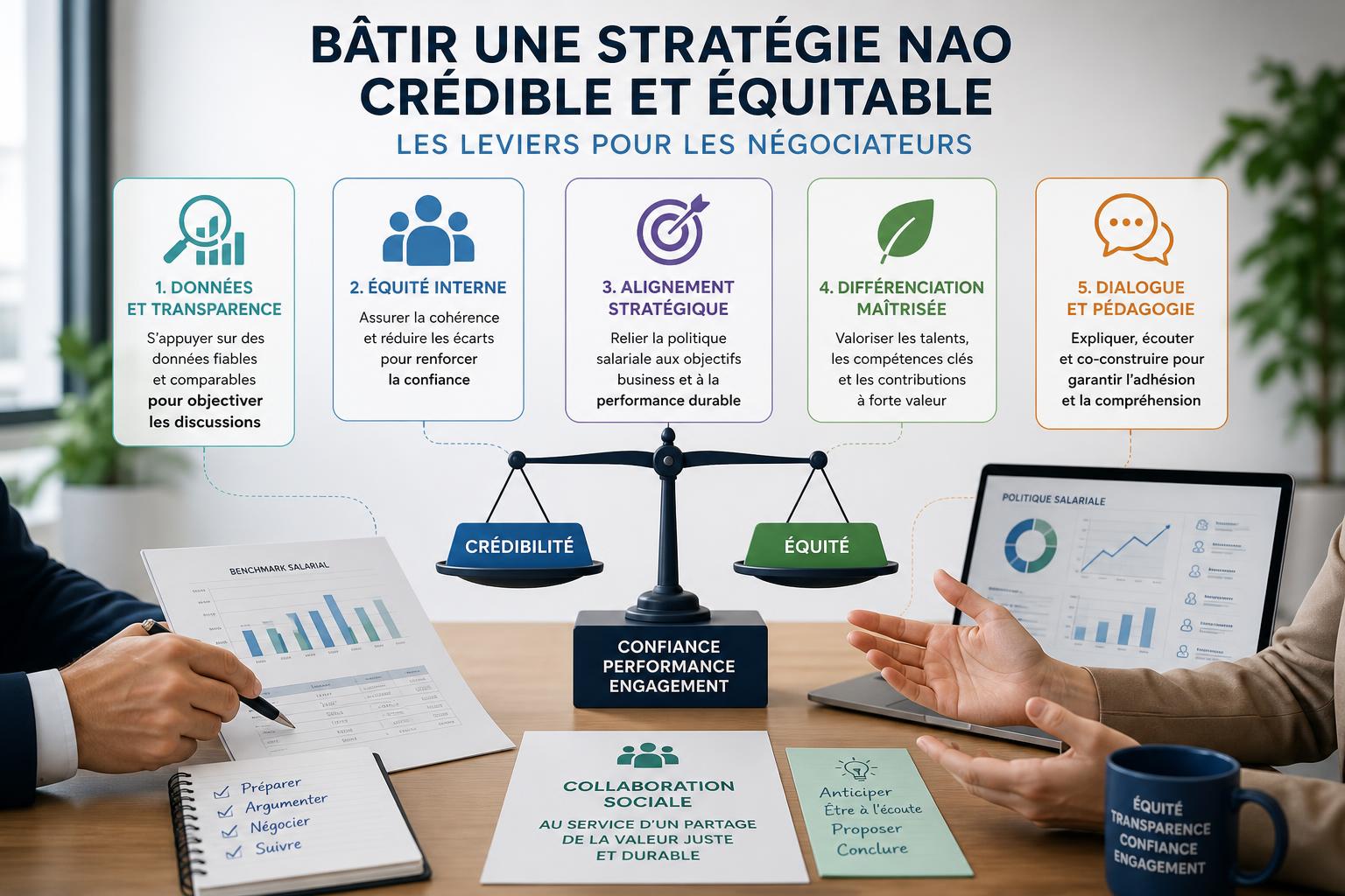 Bâtir une stratégie NAO crédible et équitable : les leviers pour les négociateurs