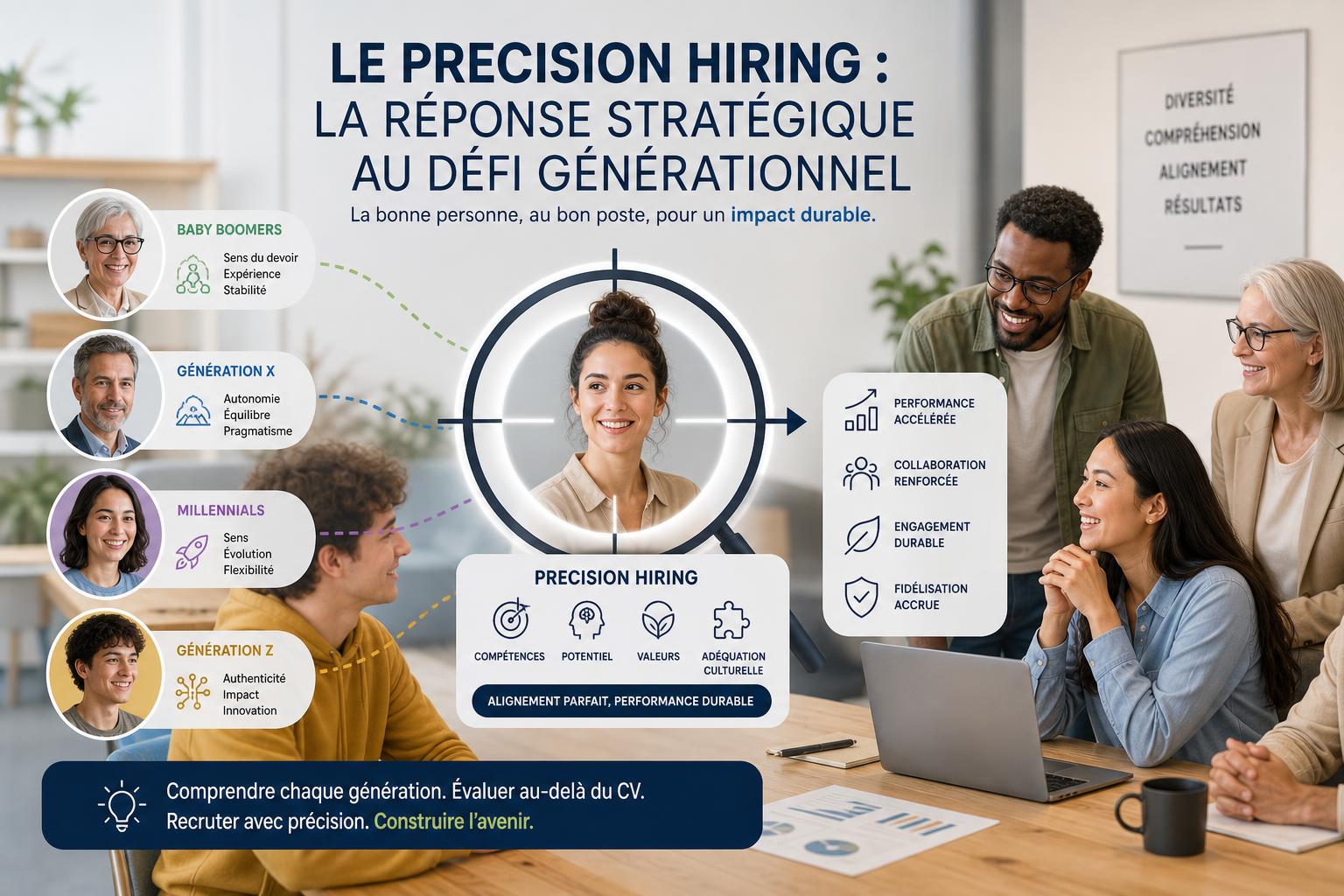 Le precision hiring : la réponse stratégique au défi générationnel