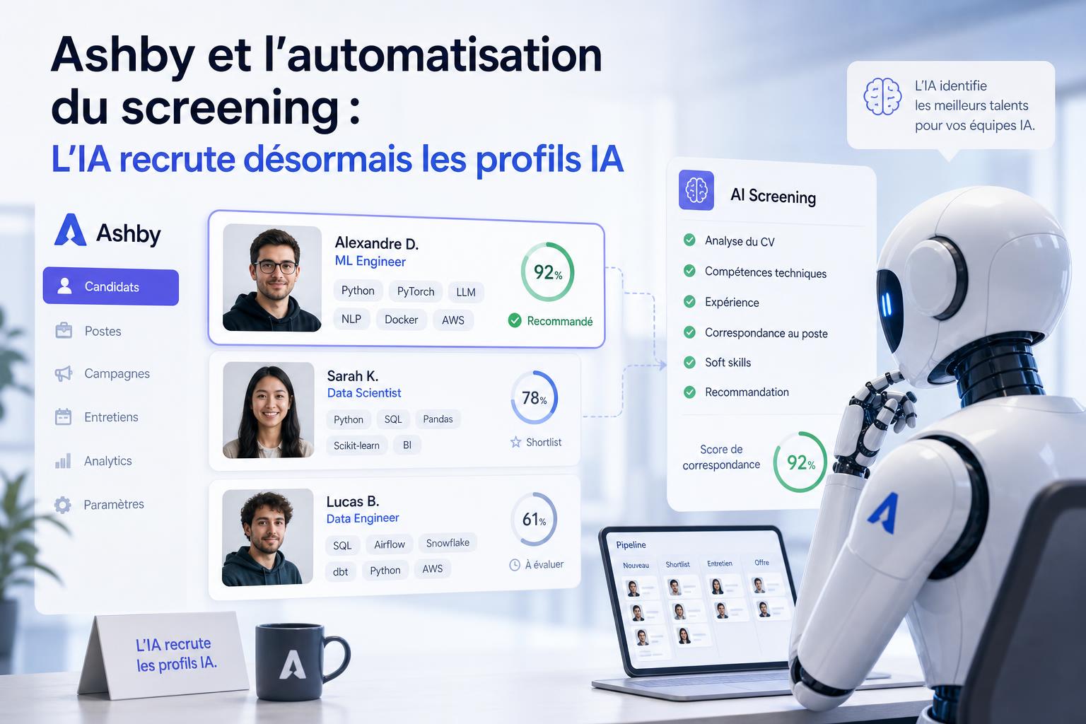 Ashby et lautomatisation du screening : lIA recrute désormais les profils IA
