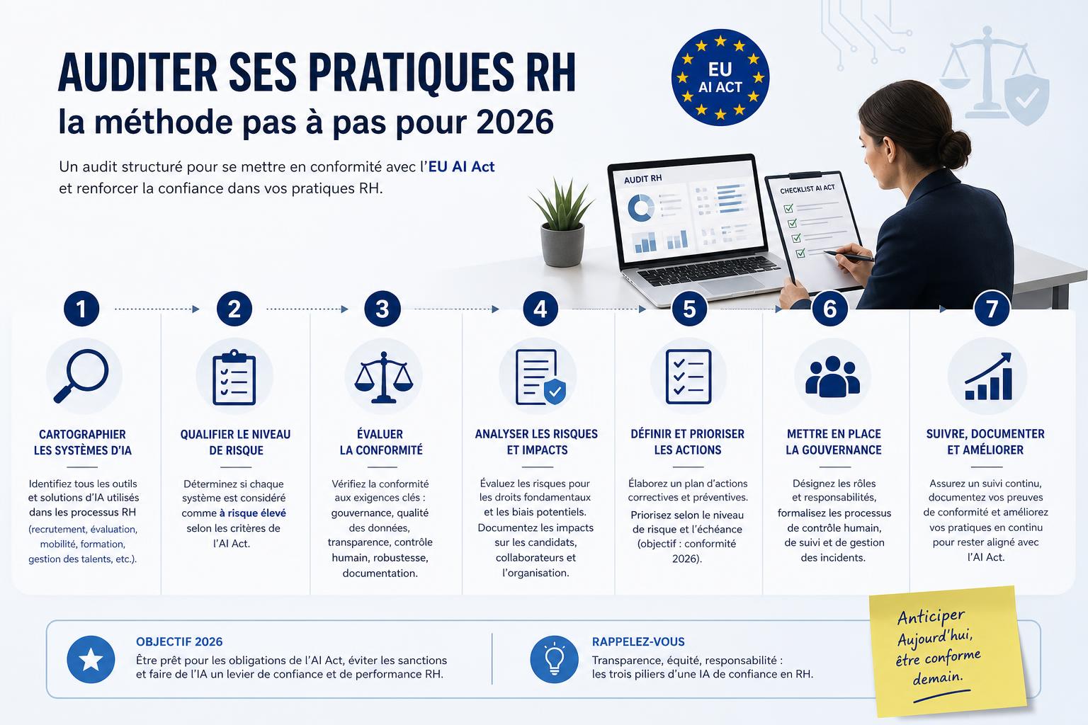 Auditer ses pratiques RH : la méthode pas à pas pour 2026