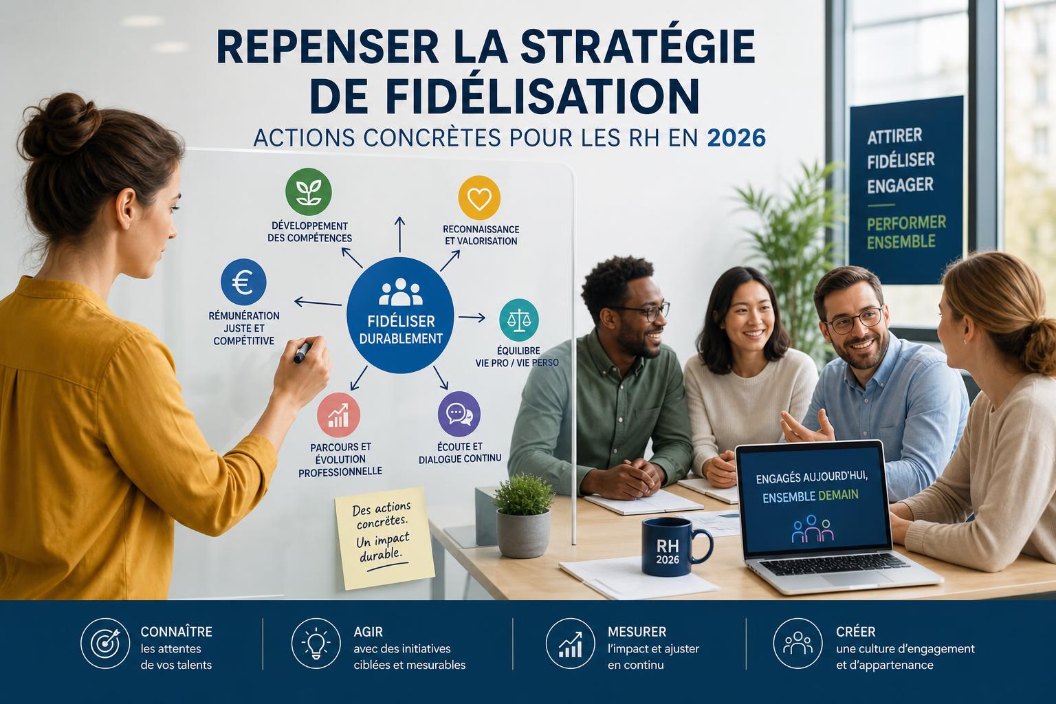 Repenser la stratégie de fidélisation : actions concrètes pour les RH en 2026