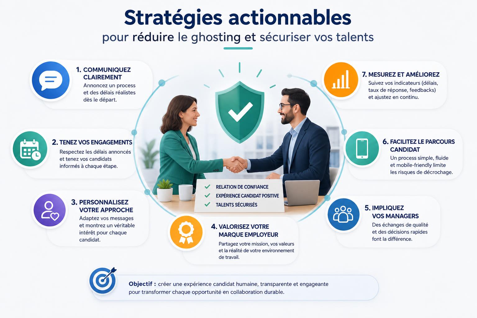 Stratégies actionnables pour réduire le ghosting et sécuriser vos talents