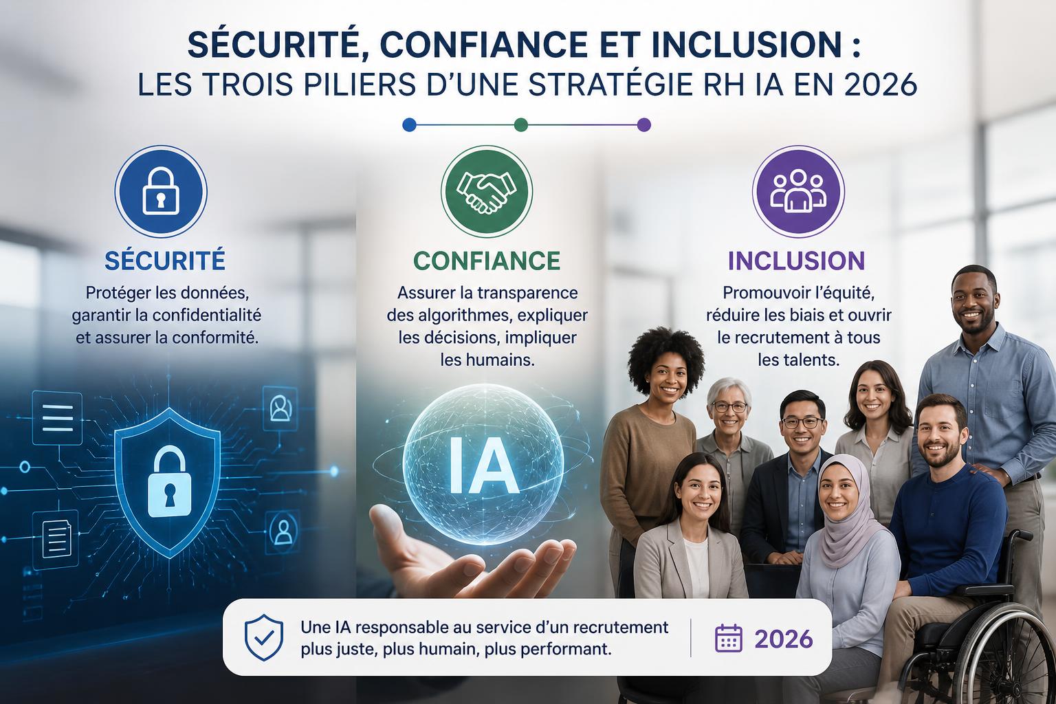 Sécurité, confiance et inclusion : les trois piliers dune stratégie RH IA en 2026