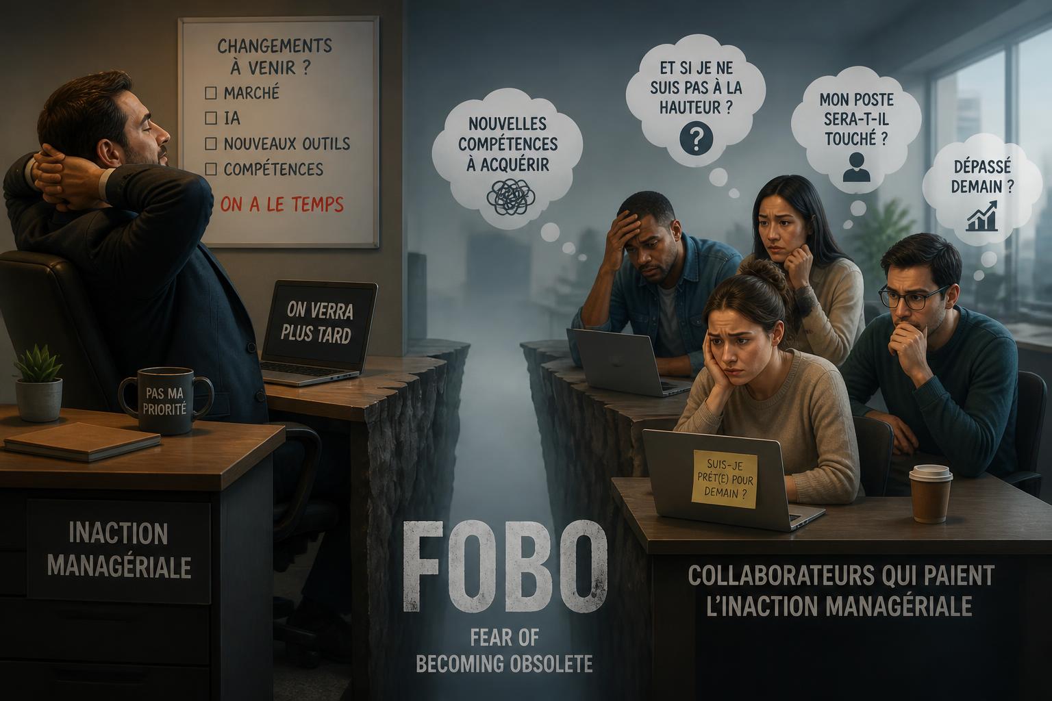 Le FOBO des équipes : quand les collaborateurs paient linaction managériale