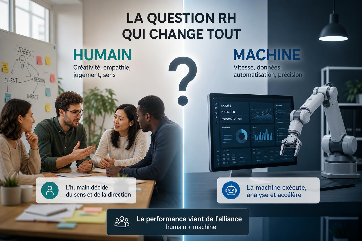 La question RH qui change tout : humain ou machine ?