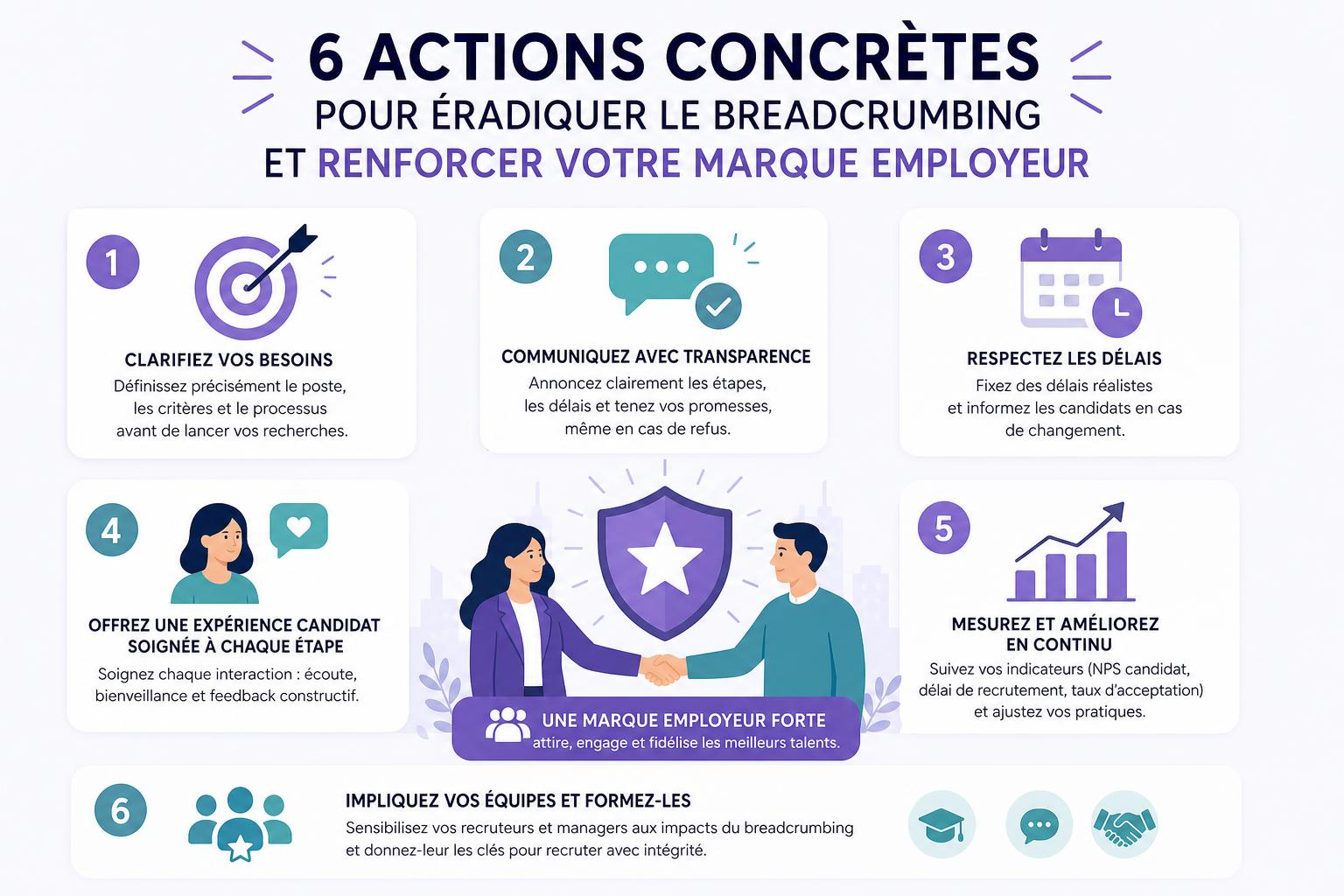 6 actions concrètes pour éradiquer le breadcrumbing et renforcer votre marque employeur