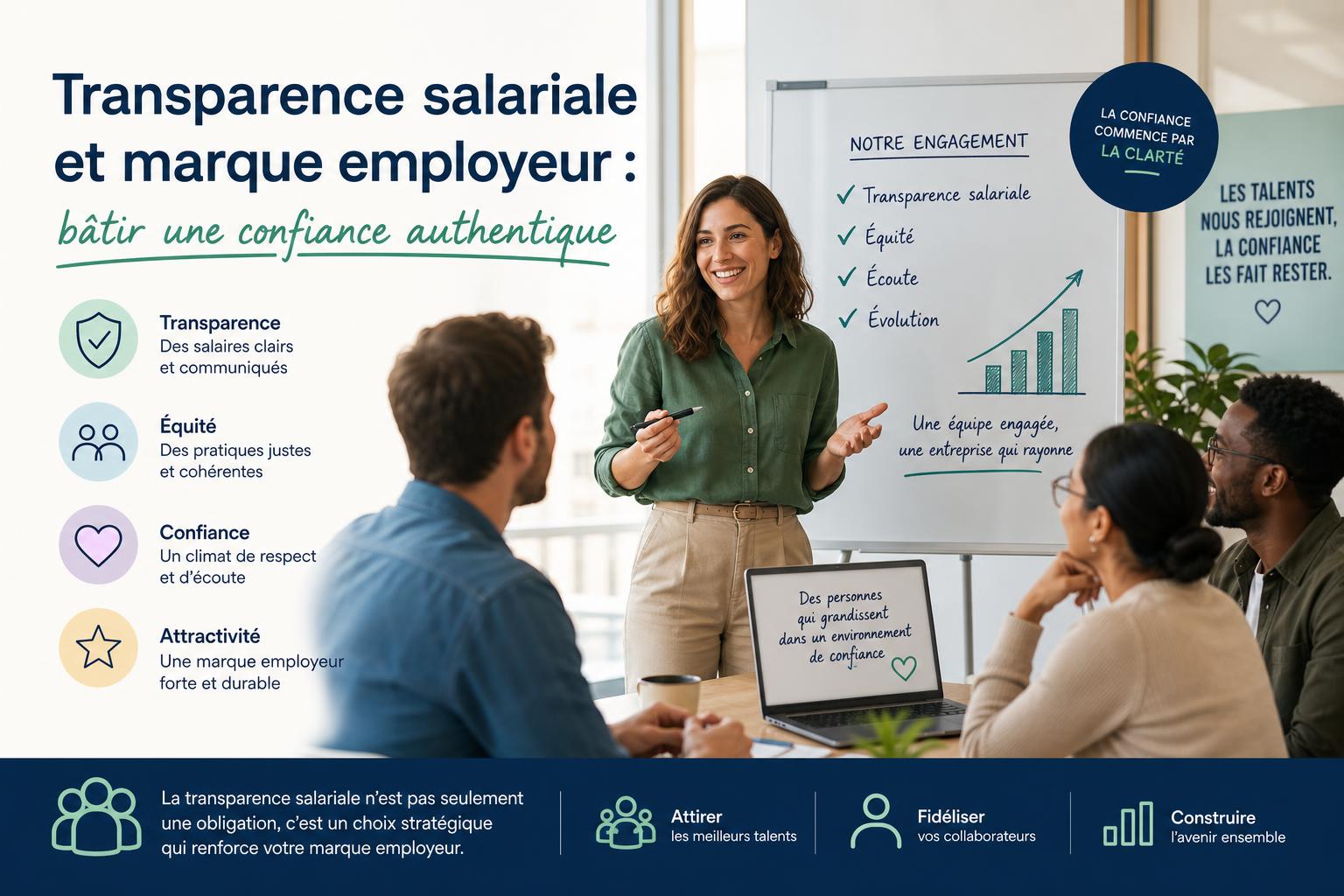 Transparence salariale et marque employeur : bâtir une confiance authentique
