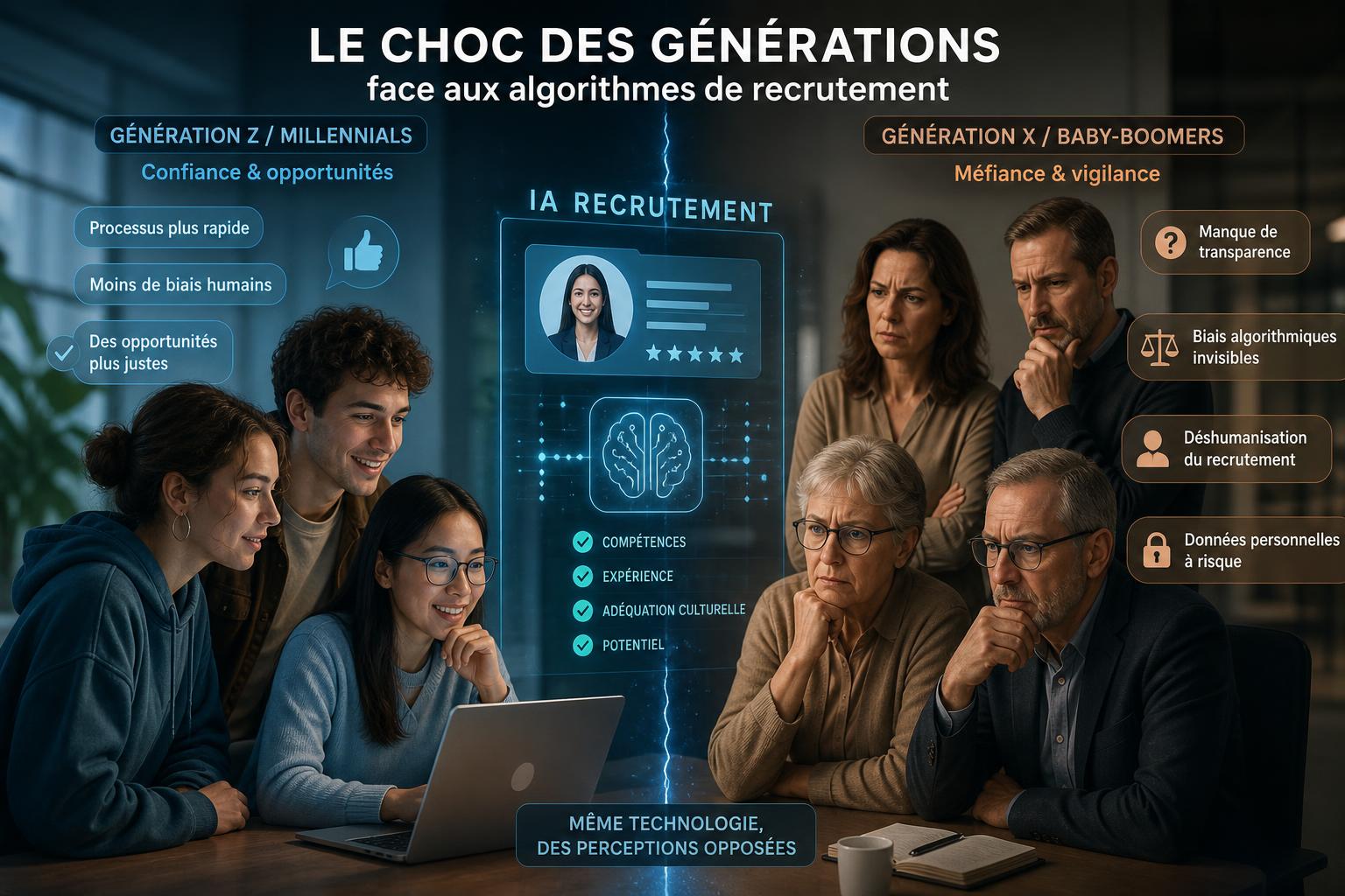 Le choc des générations face aux algorithmes de recrutement