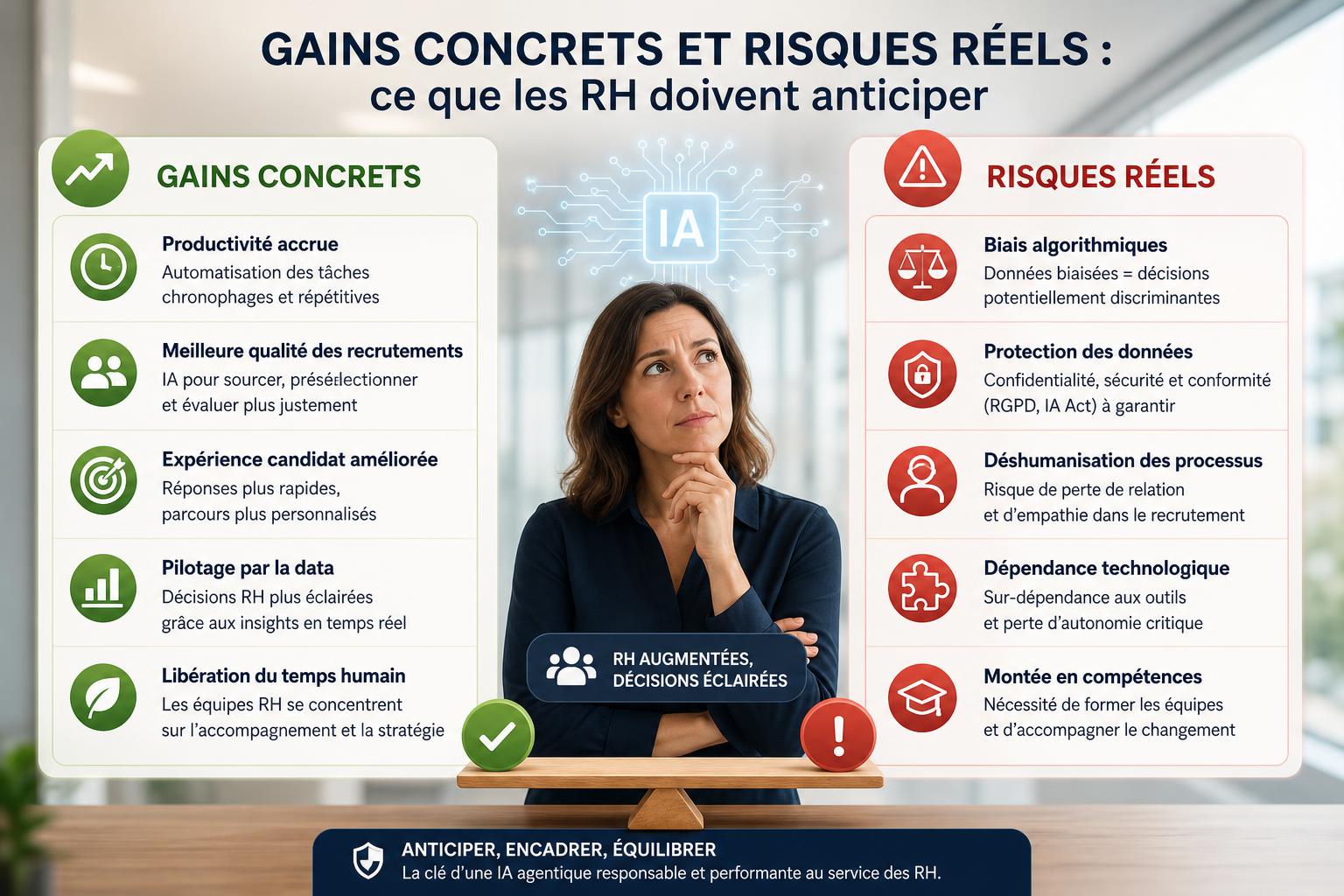 Gains concrets et risques réels : ce que les RH doivent anticiper