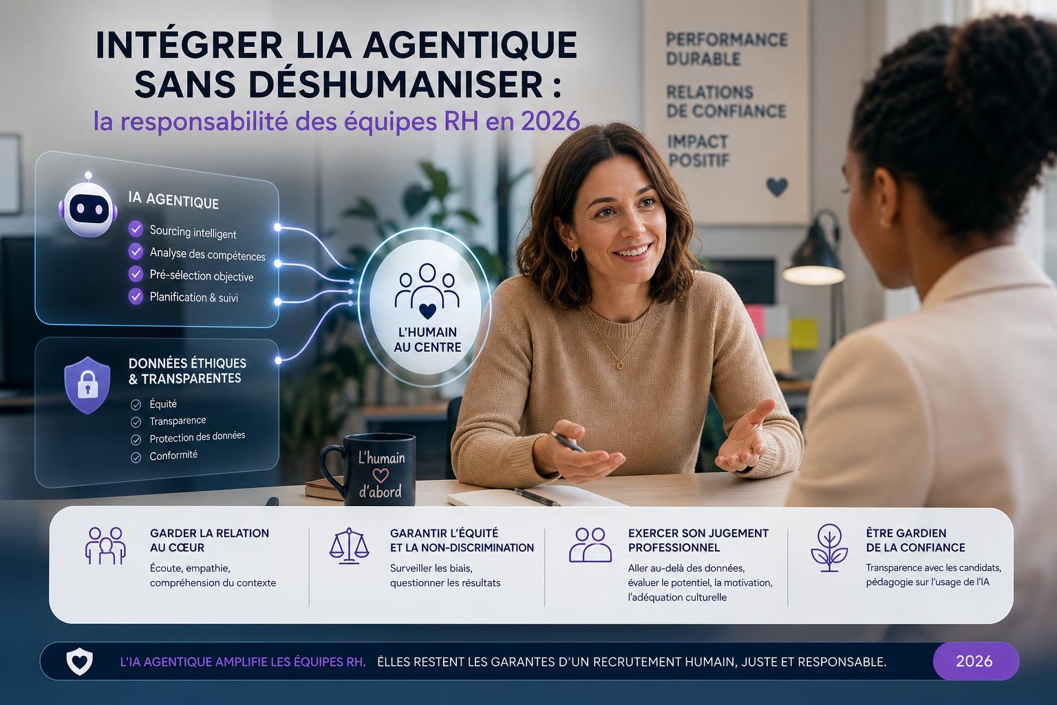 Intégrer lIA agentique sans déshumaniser : la responsabilité des équipes RH en 2026