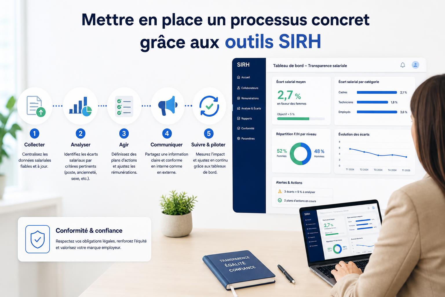 Mettre en place un processus concret grâce aux outils SIRH