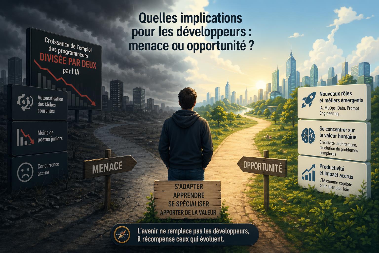 Quelles implications pour les développeurs : menace ou opportunité ?