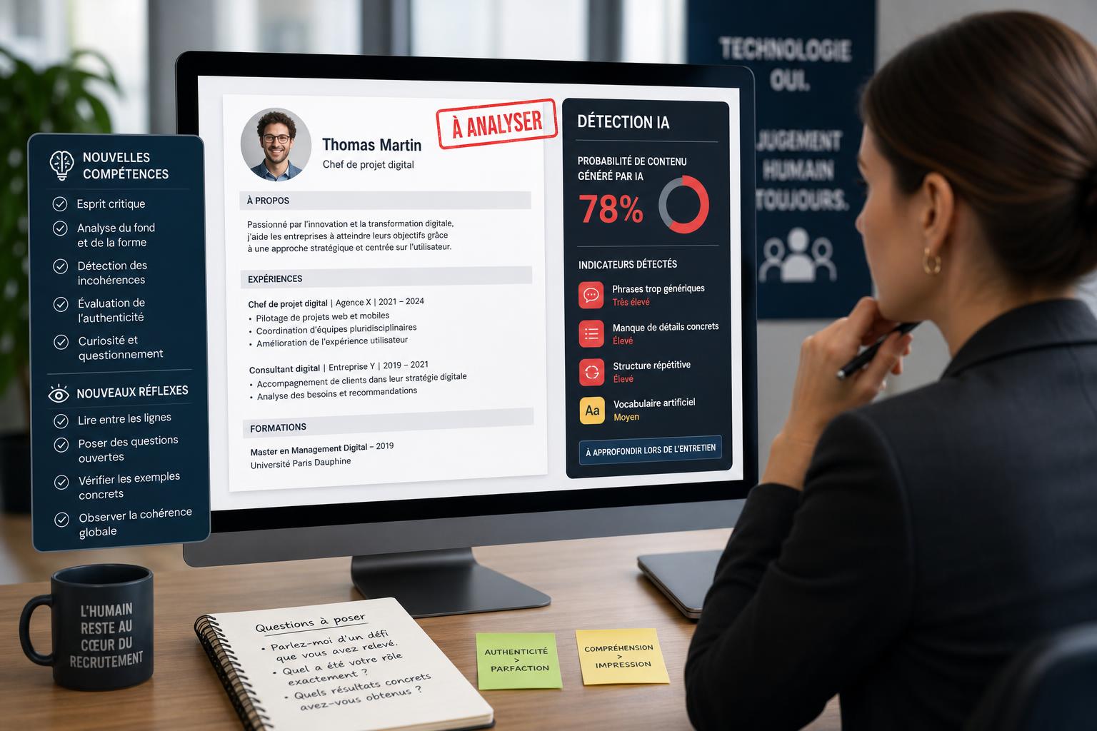 Détecter les candidatures générées par IA : nouvelles compétences, nouveaux réflexes