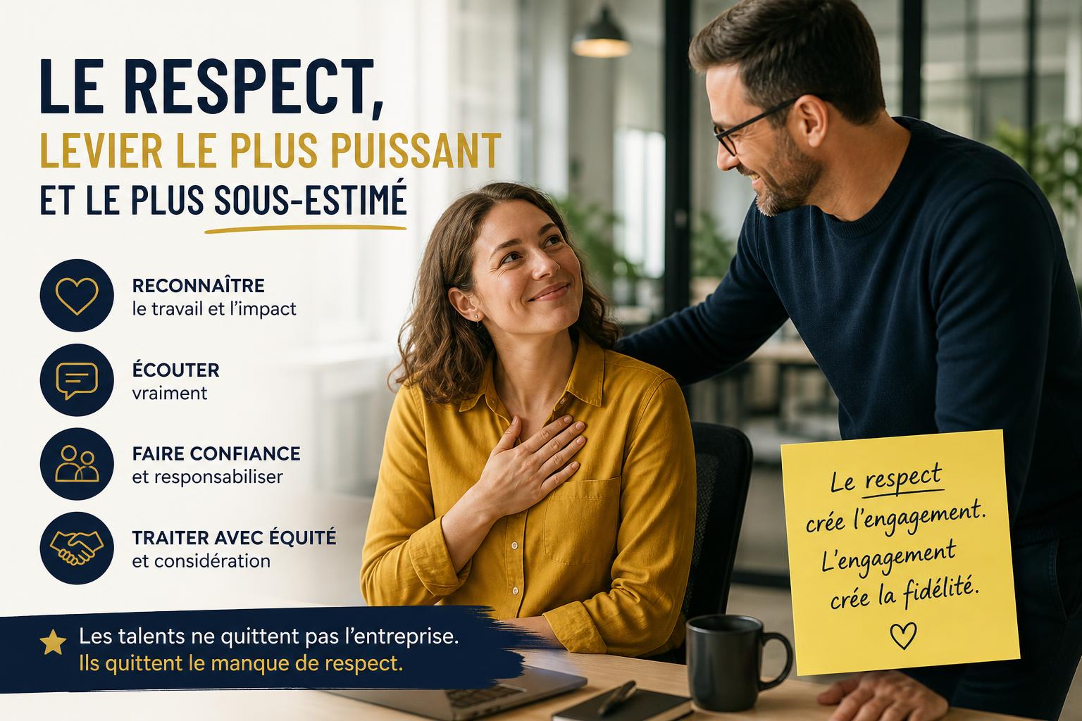 Le respect, levier le plus puissant et le plus sous-estimé