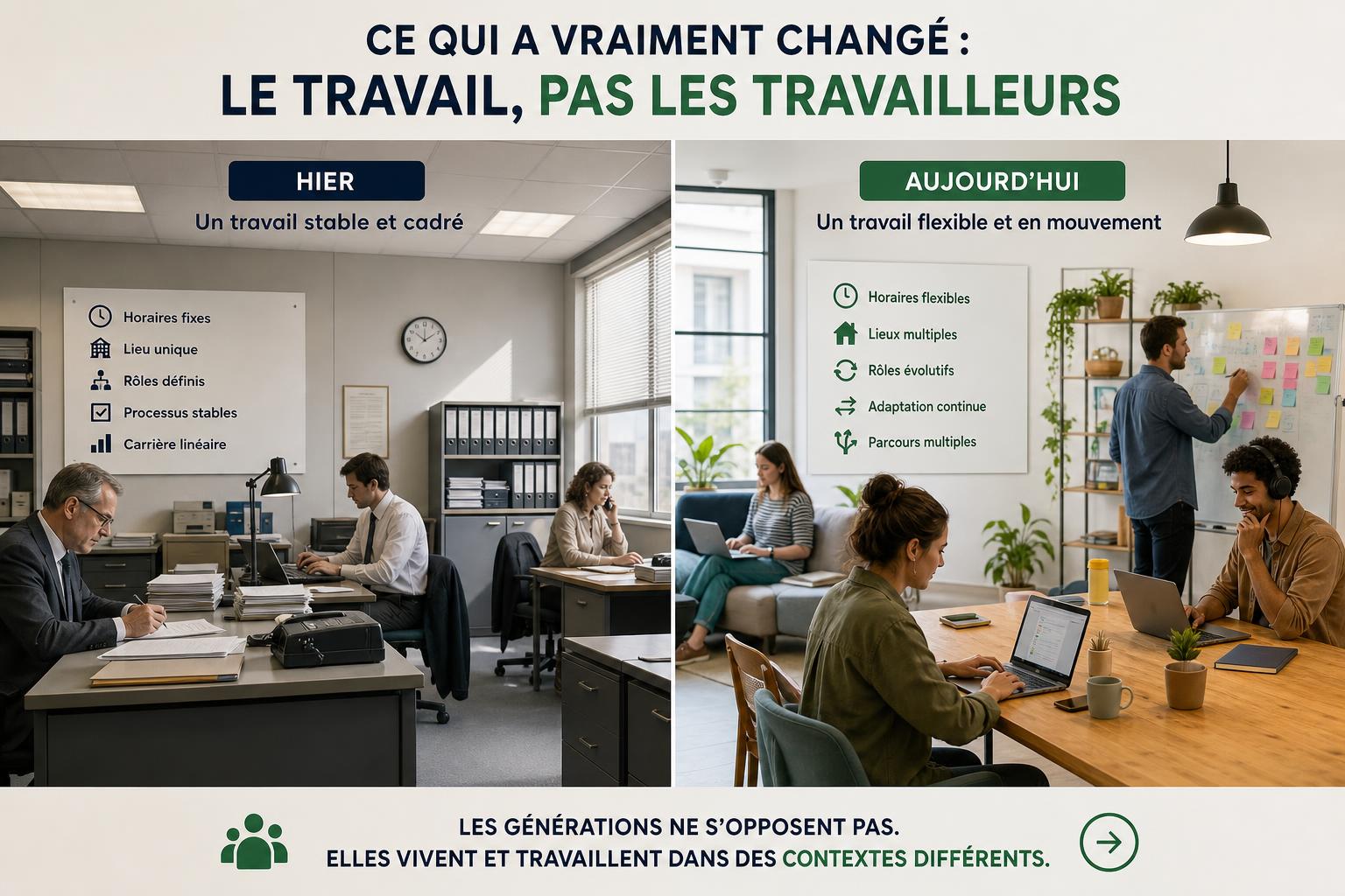 Ce qui a vraiment changé : le travail, pas les travailleurs