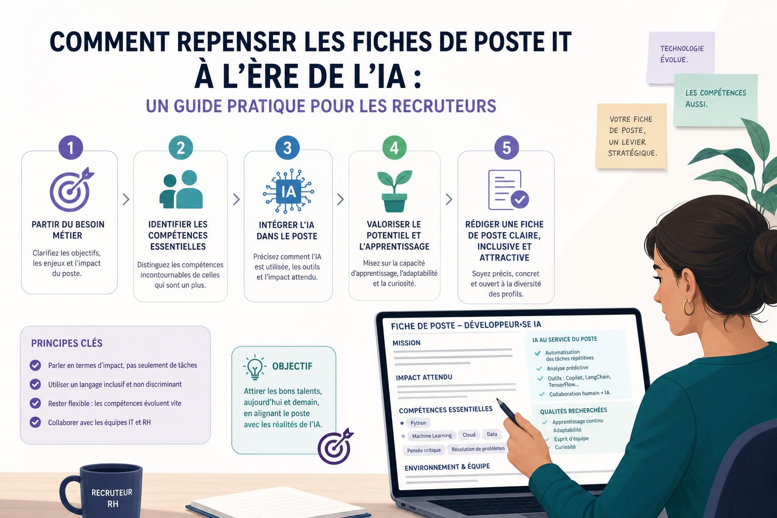 Comment repenser les fiches de poste IT à lère de lIA : un guide pratique pour les recruteurs