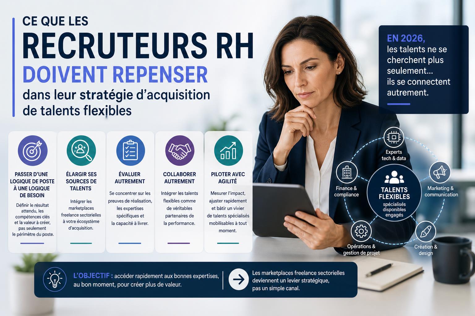 Ce que les recruteurs RH doivent repenser dans leur stratégie dacquisition de talents flexibles