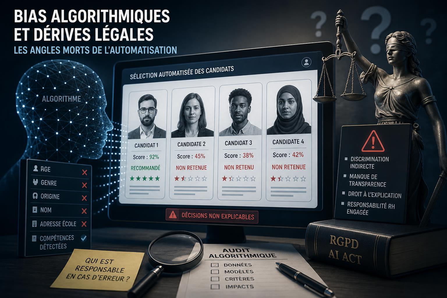 Biais algorithmiques et dérives légales : les angles morts de lautomatisation
